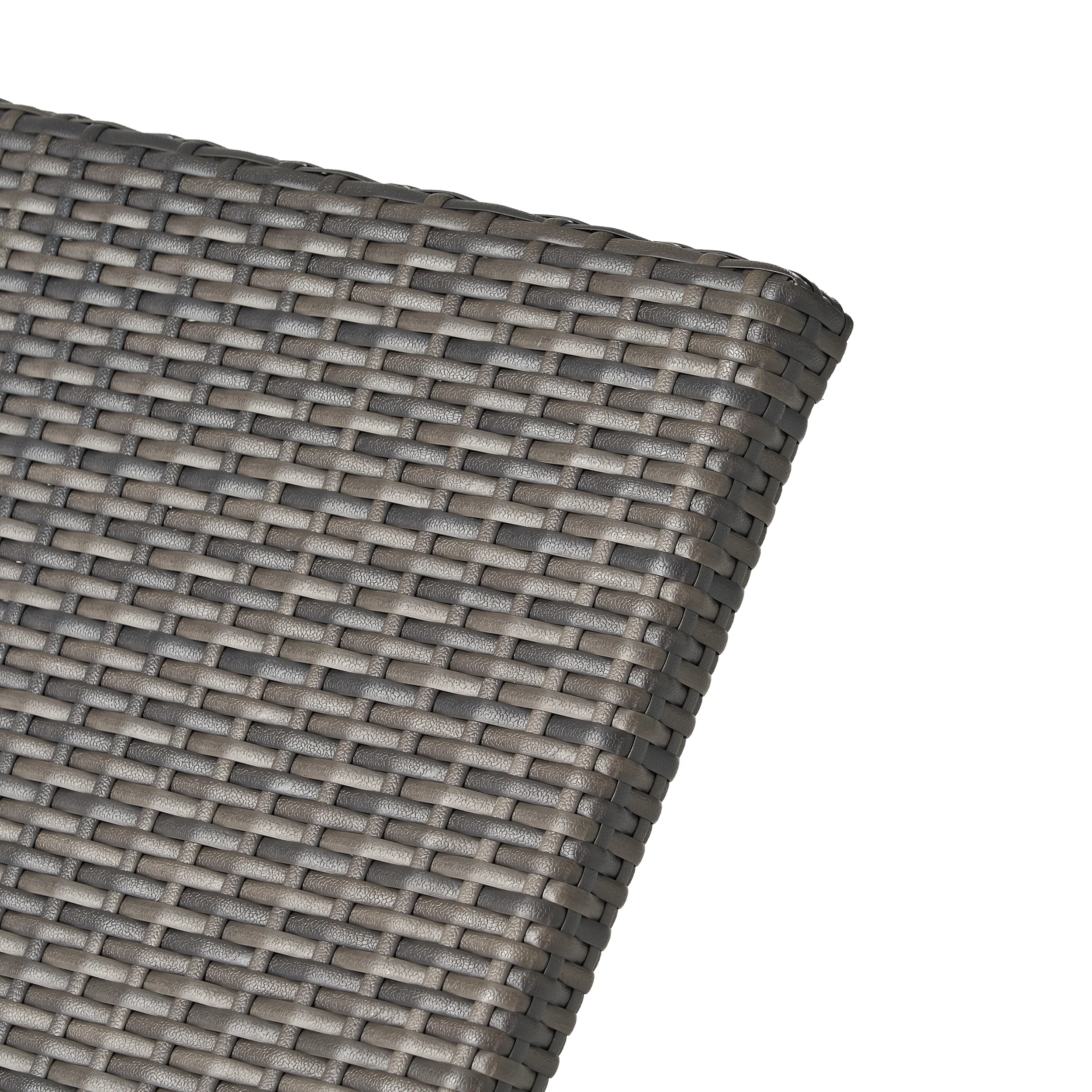 Zanna Outdoor Gray Wicker Adjustable Chaise Lounge - furnishings
