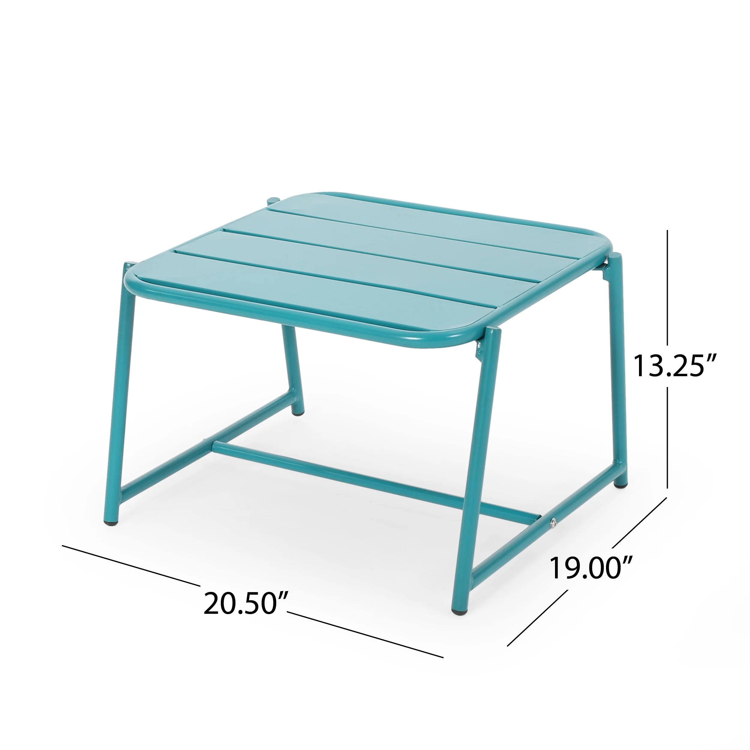 Crowningshield Outdoor Iron Side Table - furnishings