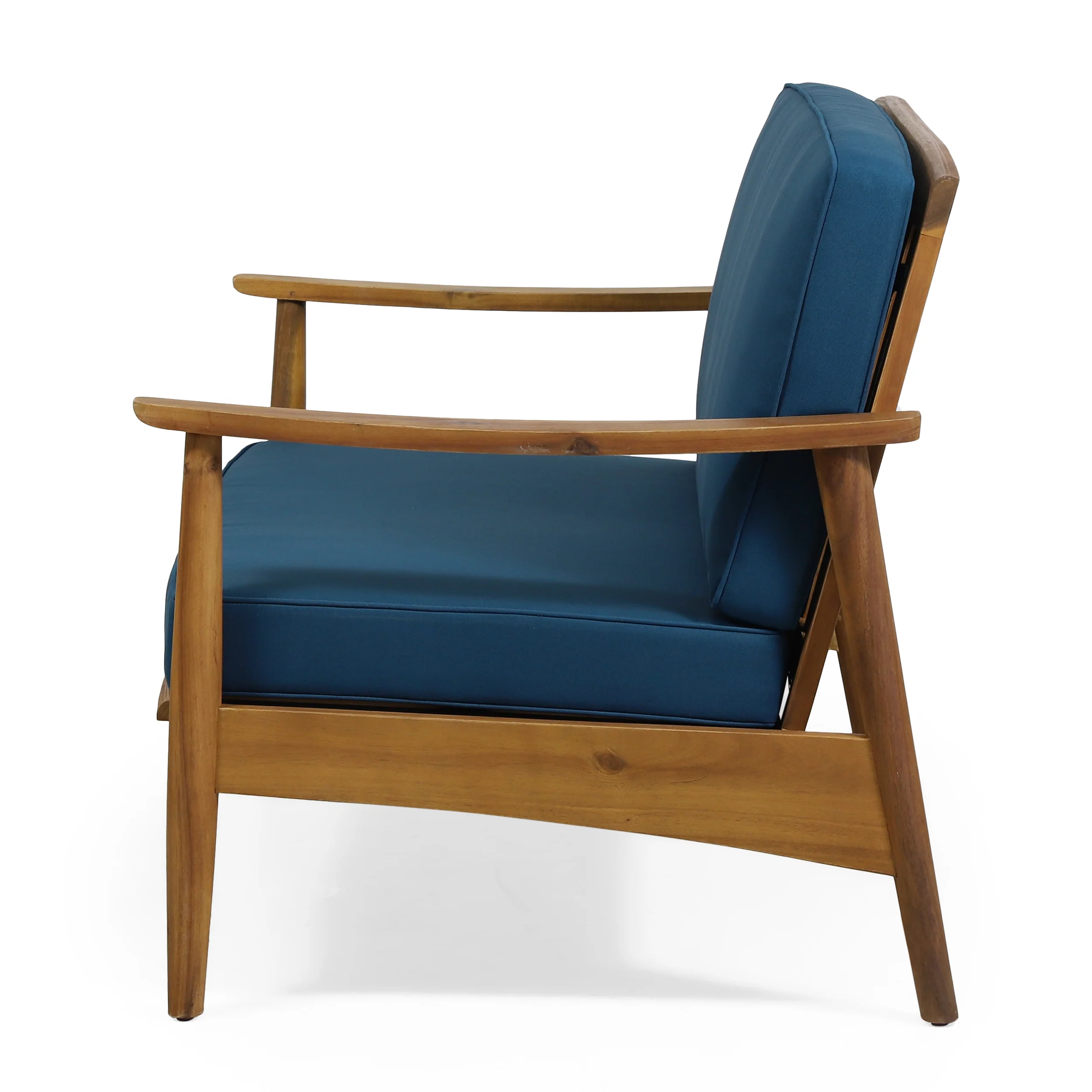 Emmry Outdoor Acacia Wood Loveseat Set with Coffee Table - furnishings