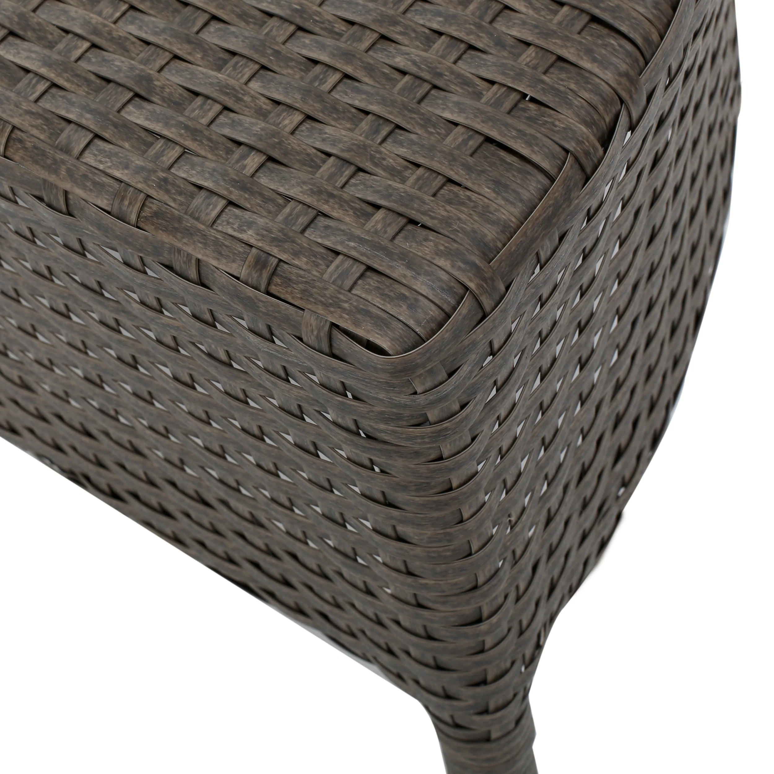 Harper Outdoor Wicker Half-Round Coffee Table - furnishings