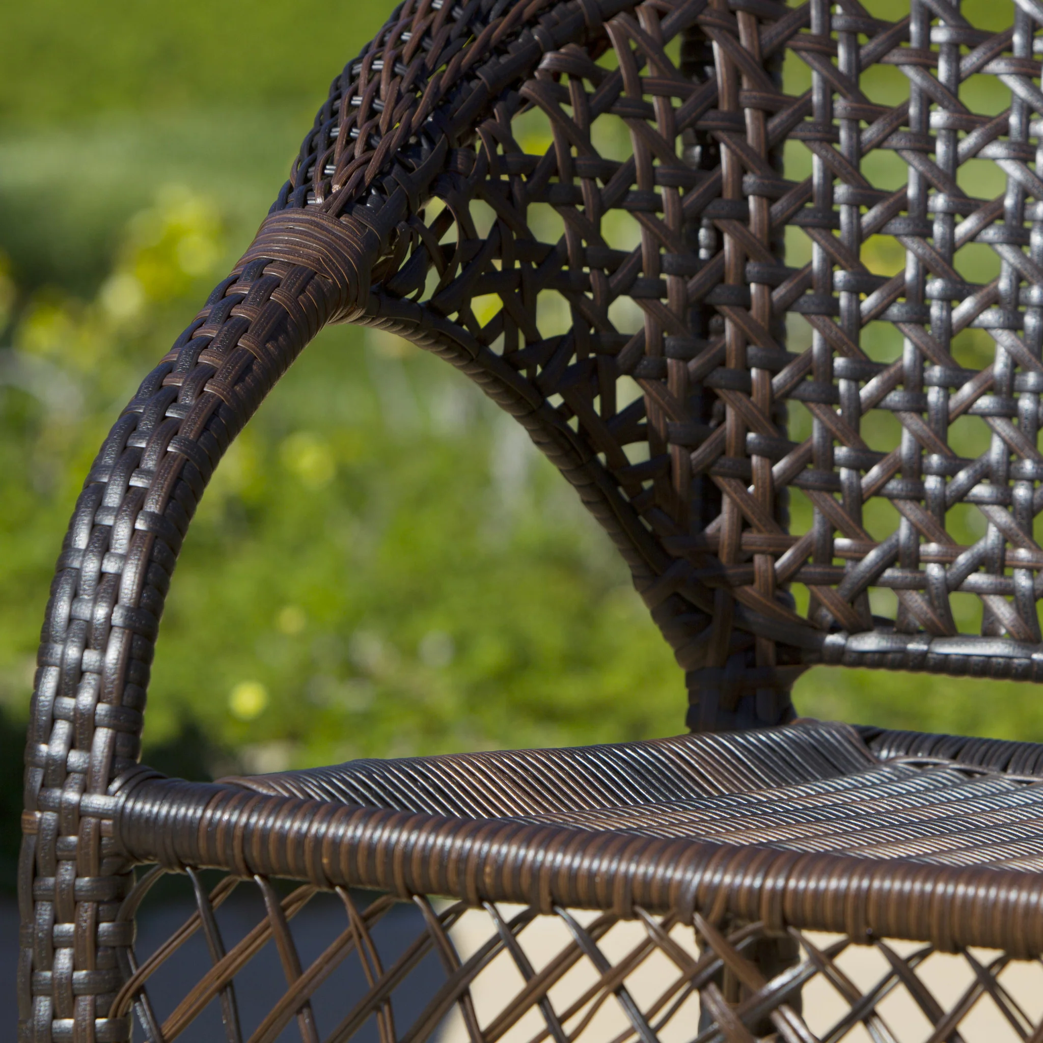 Malibu Brown 2pk Wicker Club Chairs - furnishings