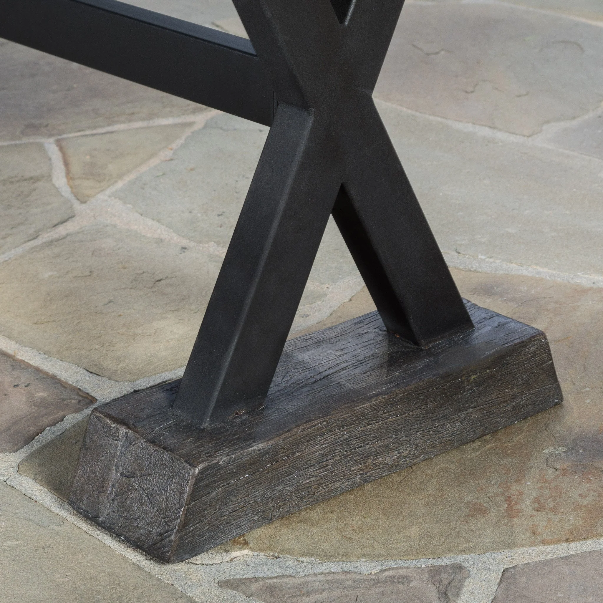Lavelle Outdoor Lightweight Concrete Dining Table - furnishings