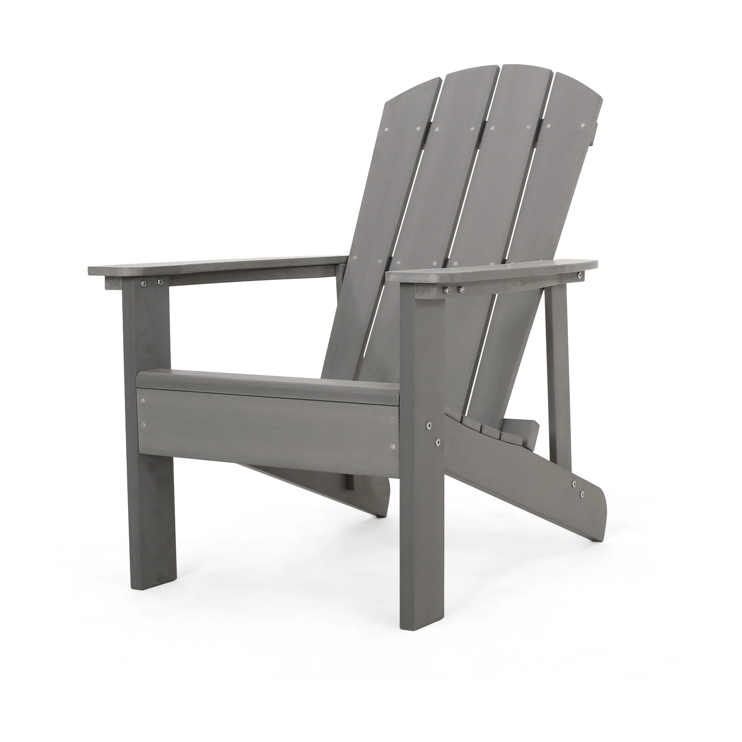 Anastasija Outdoor Faux Wood Adirondack Chair - furnishings
