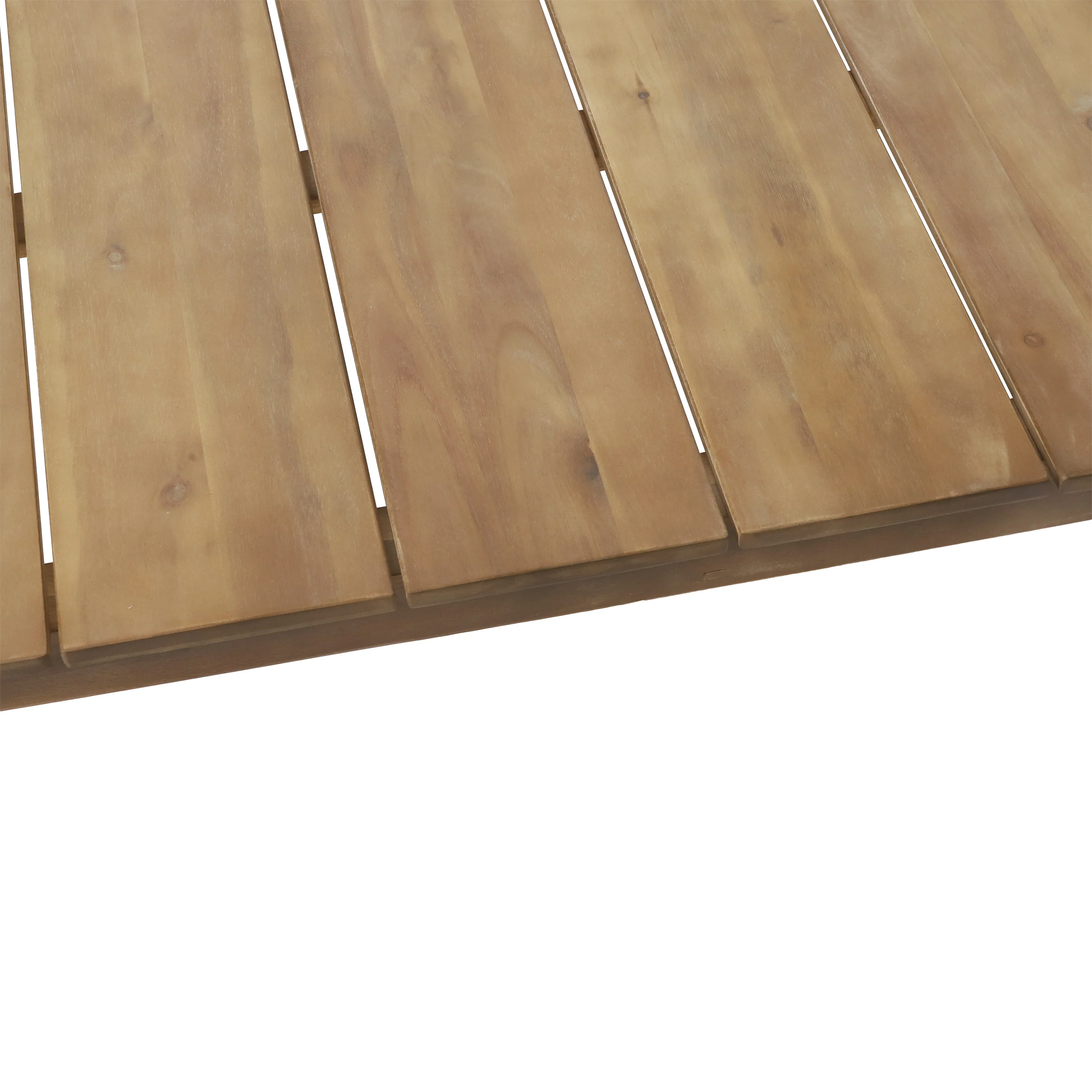 Elmcrest Outdoor Acacia Wood Coffee Table, Light Brown - furnishings