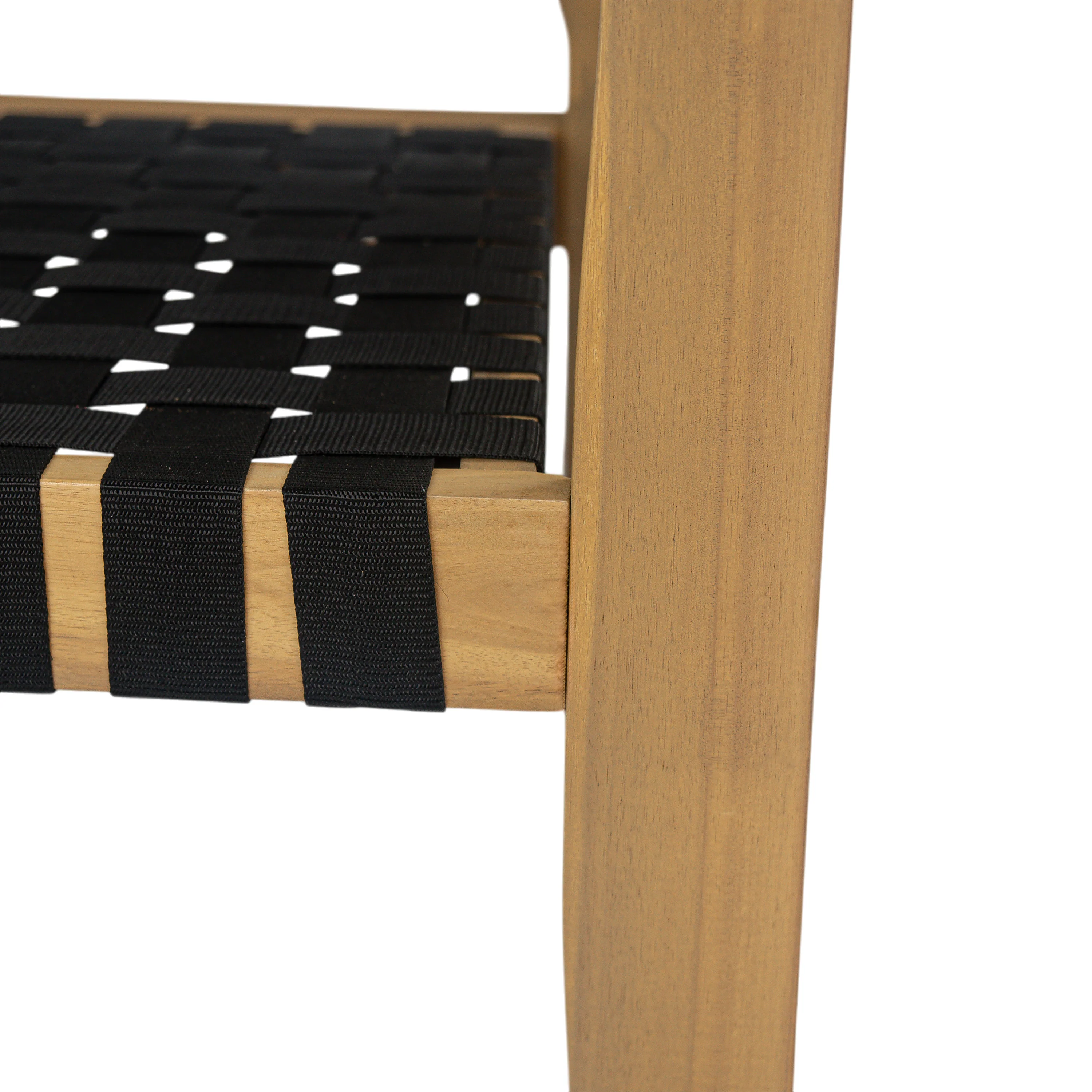 Finnley Modren Outdoor Lounge Chair with Woven Rope - furnishings