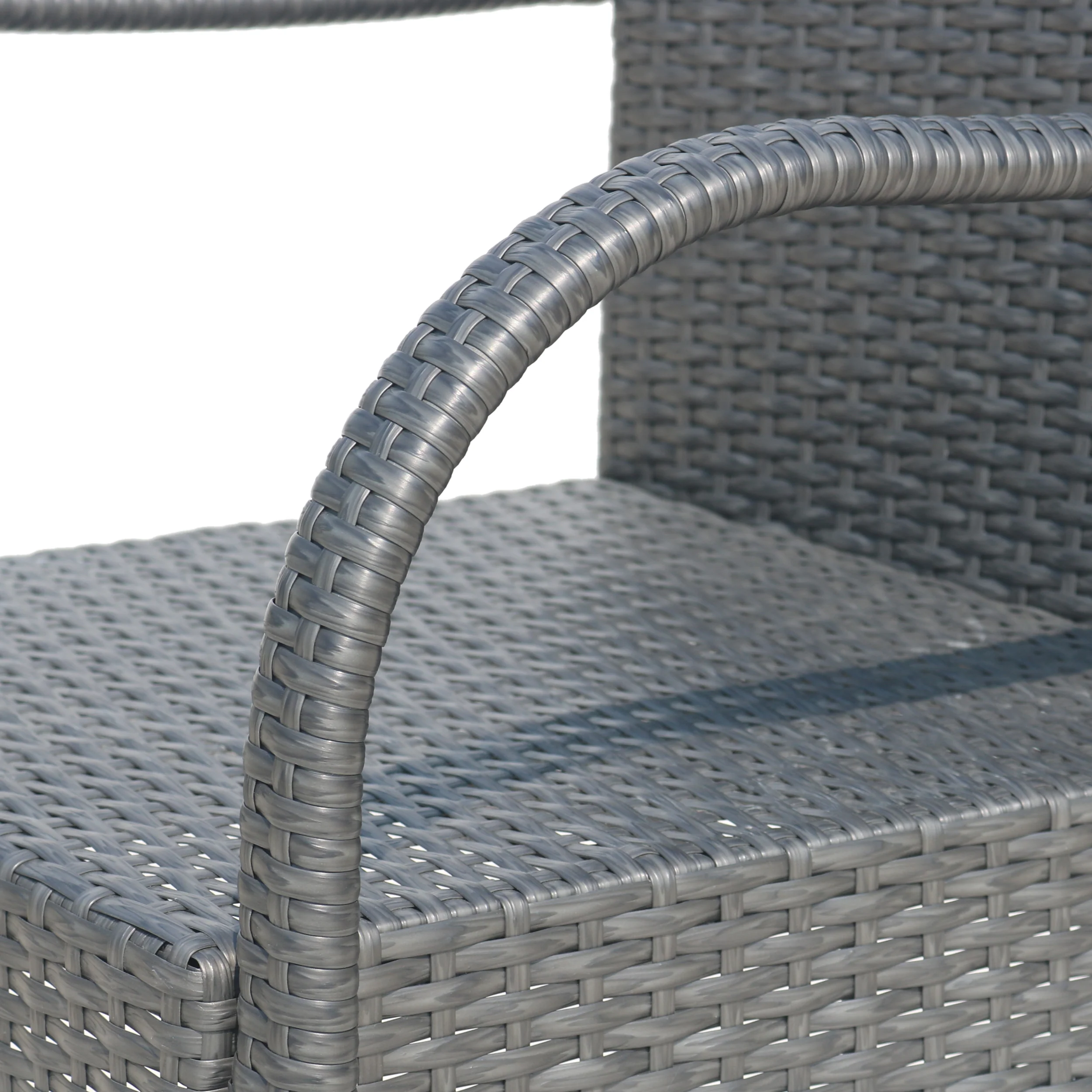 Iremide Outdoor Wicker Barstool Chair (Set of 2) - furnishings