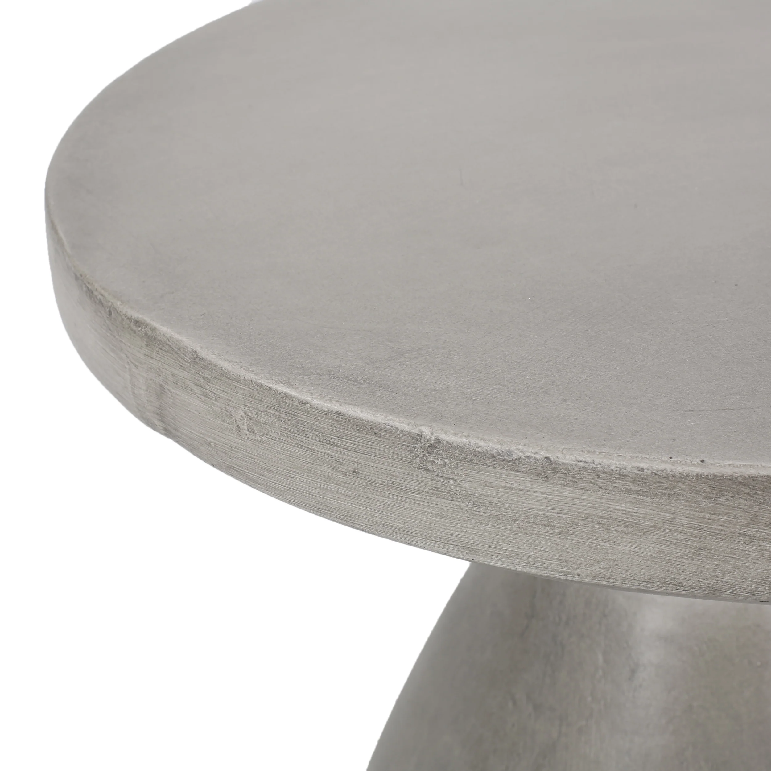 Inkwood Outdoor Lightweight Concrete Side Table, Concrete Finish - furnishings