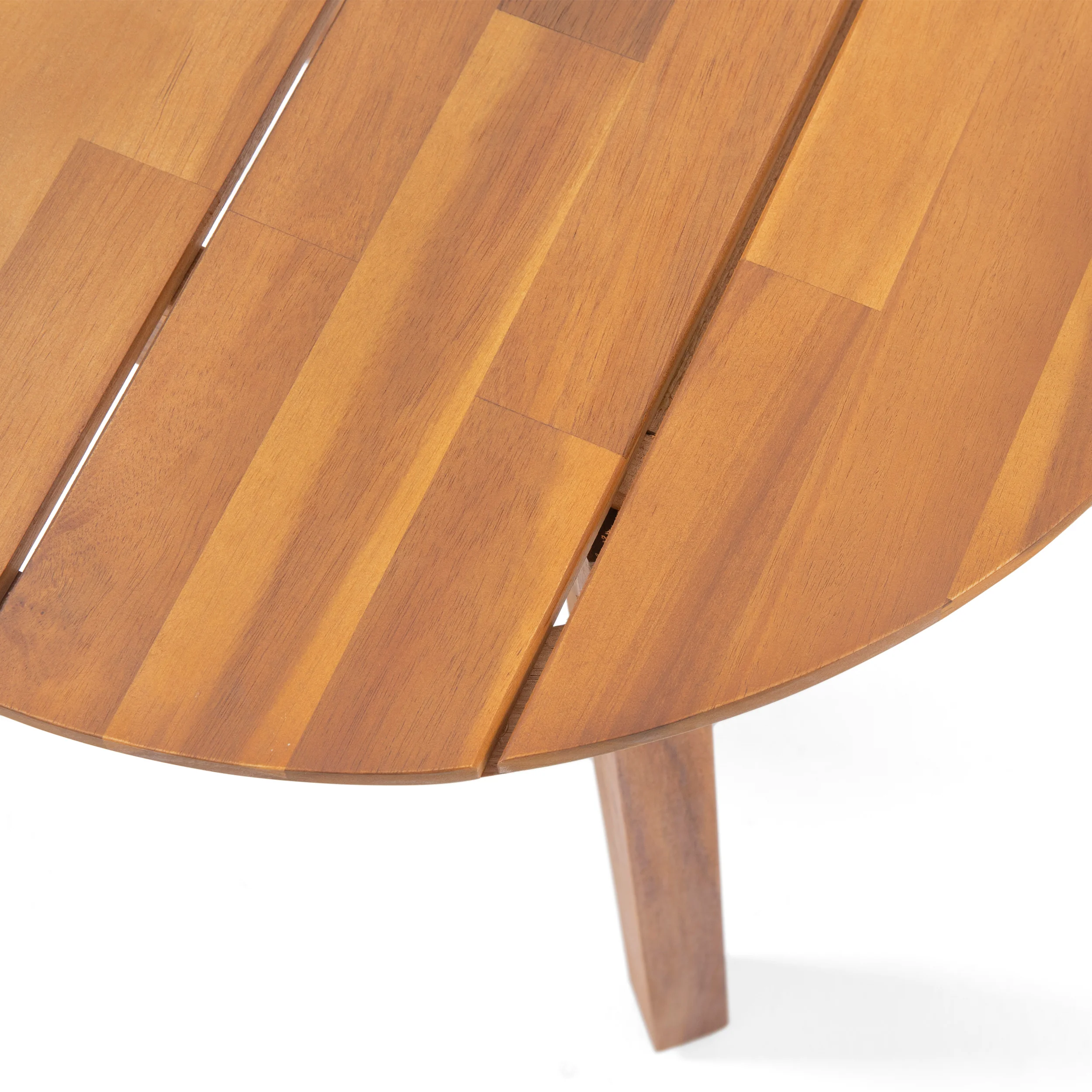Burrough Outdoor Acacia Wood Side Table - furnishings