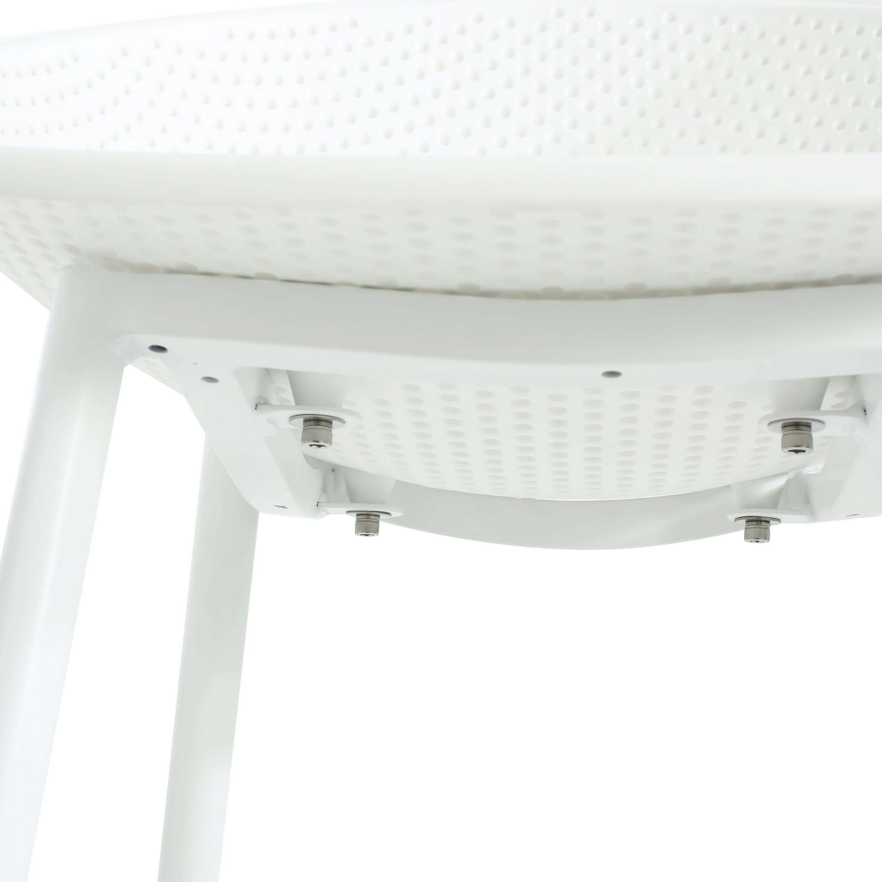 Indoor & Outdoor Polypropelene Plastic Gable Barstool, Set of 2 - furnishings