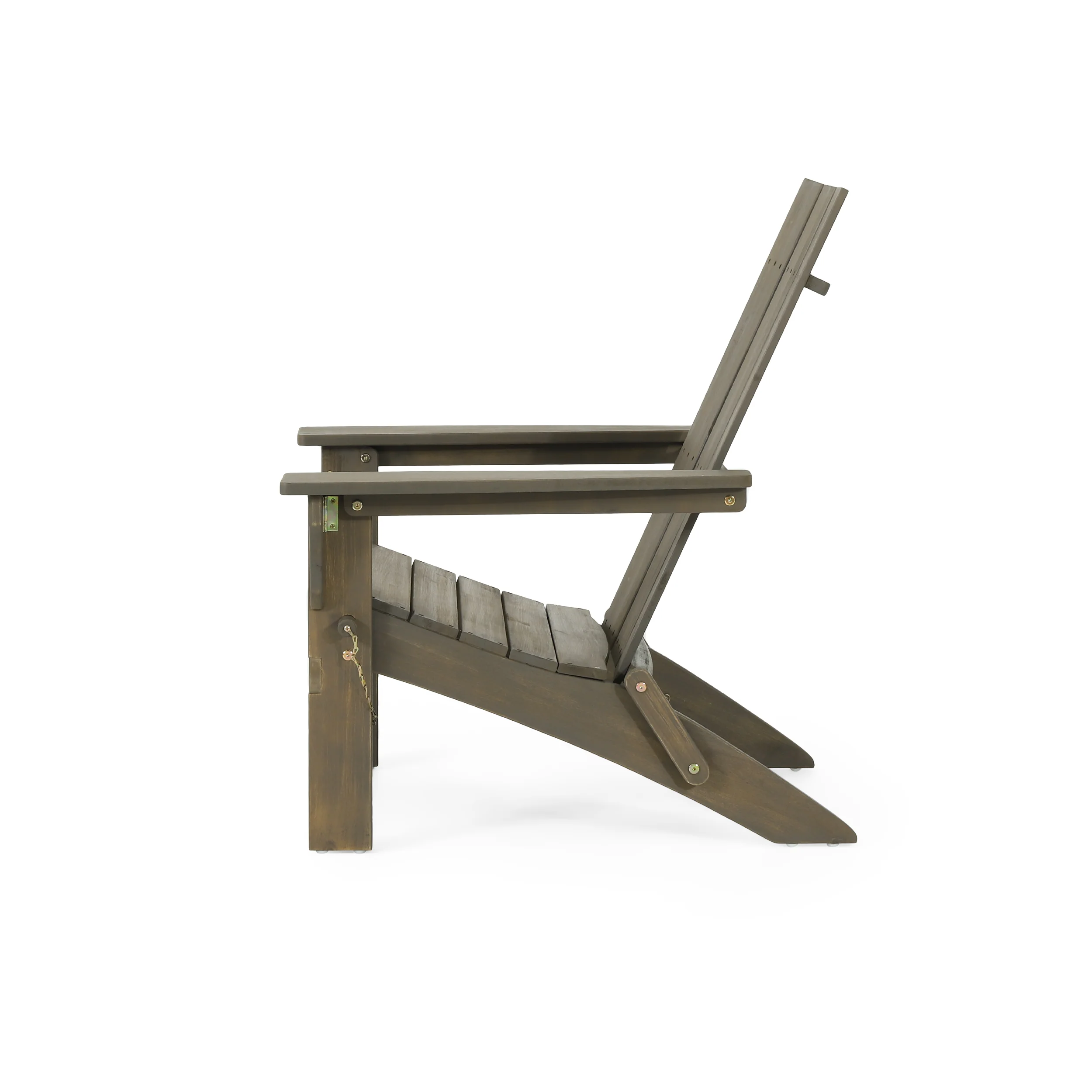 Gurekam Outdoor Acacia Wood Foldable Adirondack Chair - furnishings