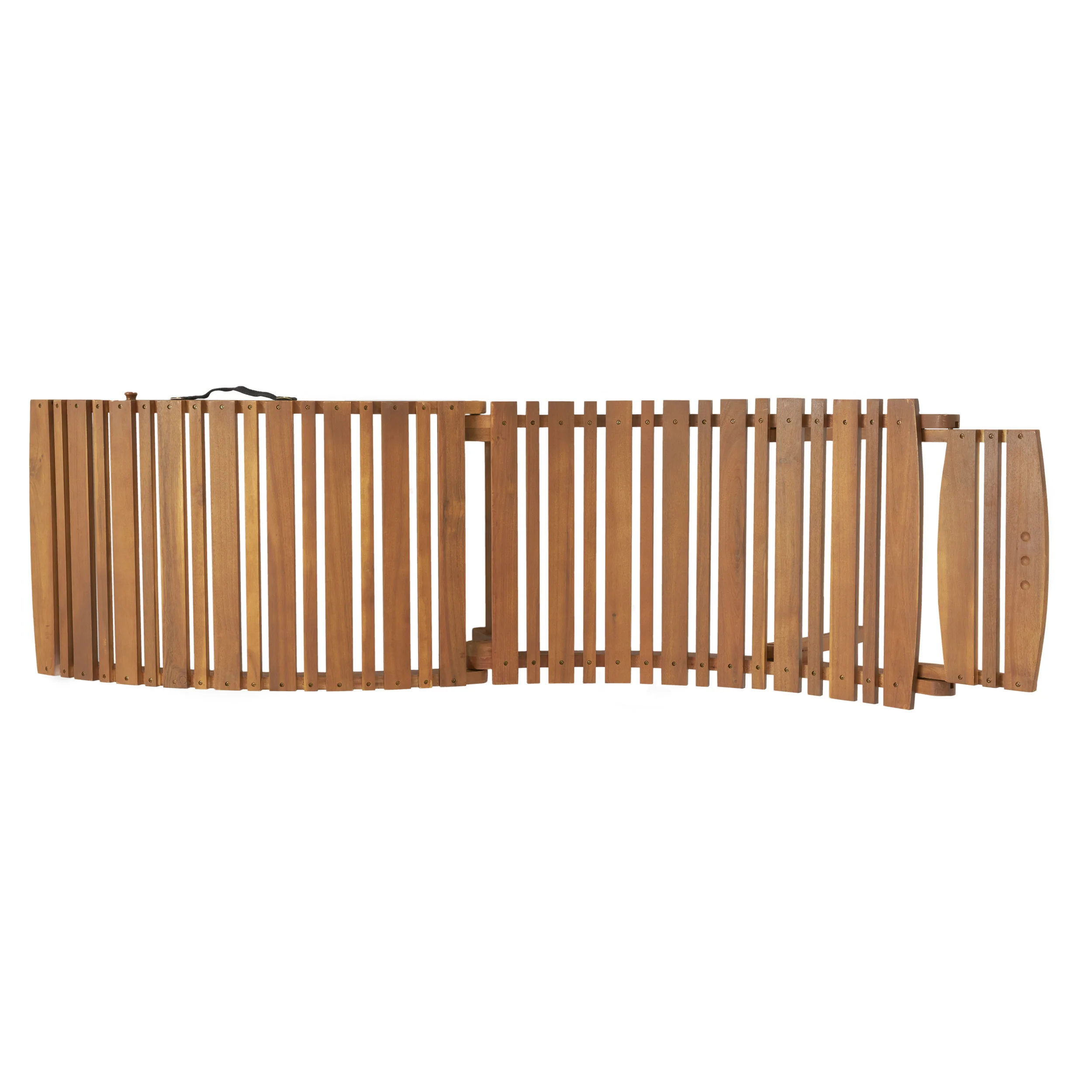 Lisbon Outdoor Wood Folding & Portable Chaise Lounge - furnishings