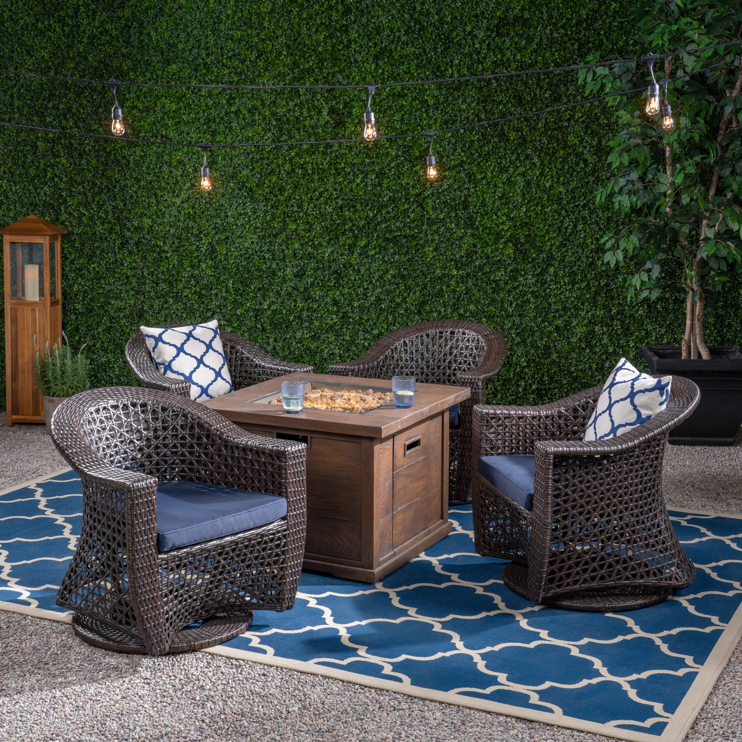 Muraco Patio Fire Pit Set - furnishings