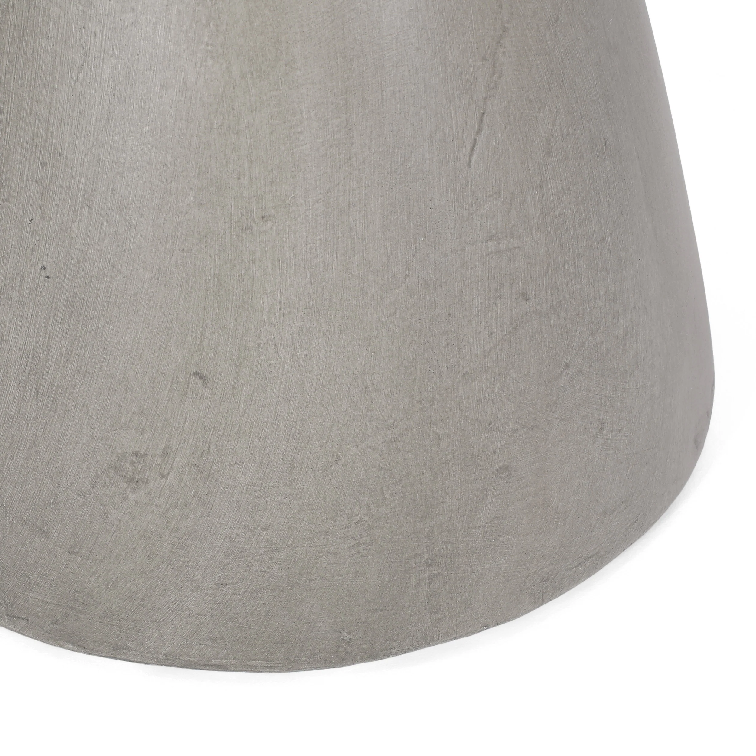 Inkwood Outdoor Lightweight Concrete Side Table, Concrete Finish - furnishings