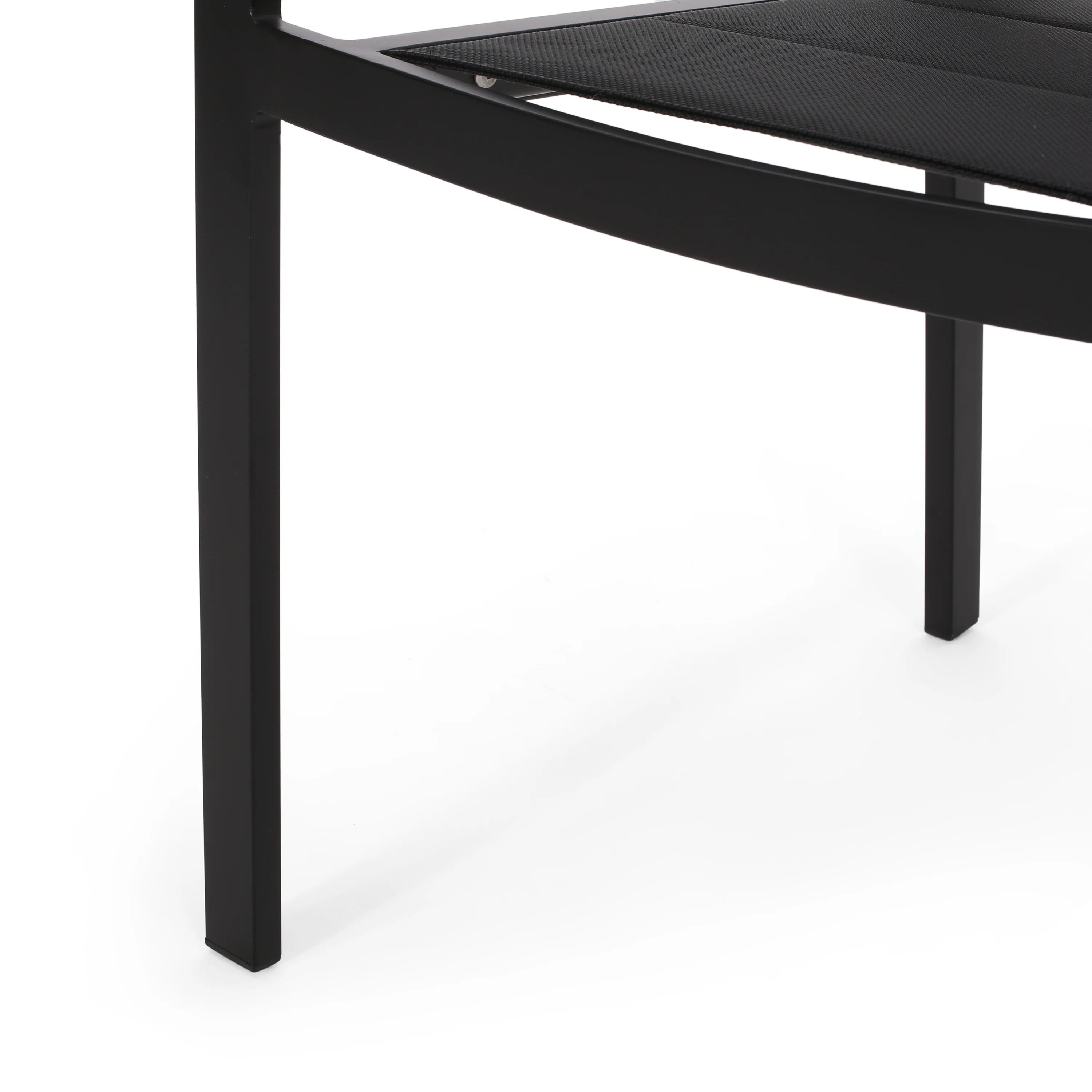 Curtisian Outdoor Mesh and Aluminum Dining Chairs - furnishings