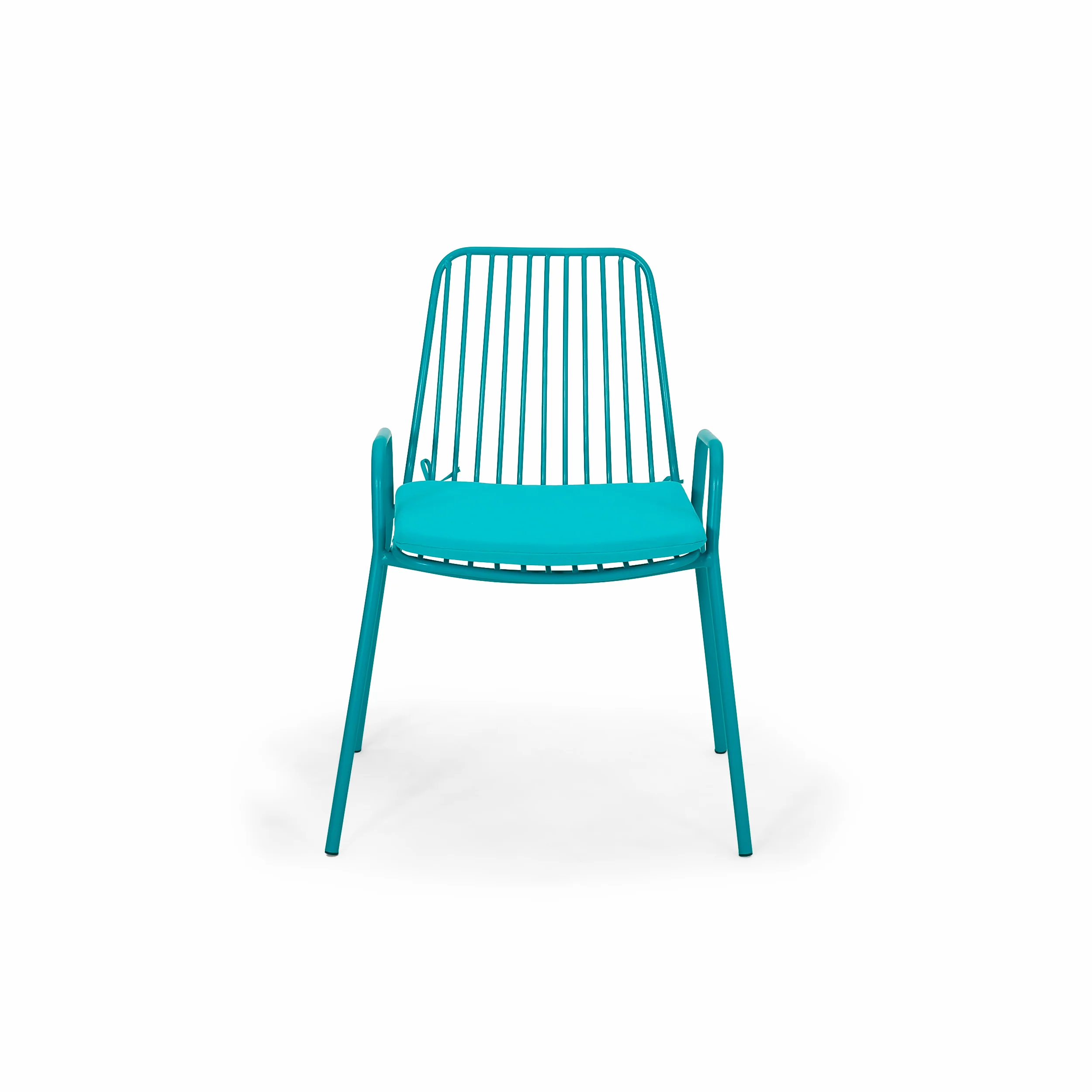 Ashwood Outdoor Modern Iron 2 Seater Chat Set with Cushions - furnishings