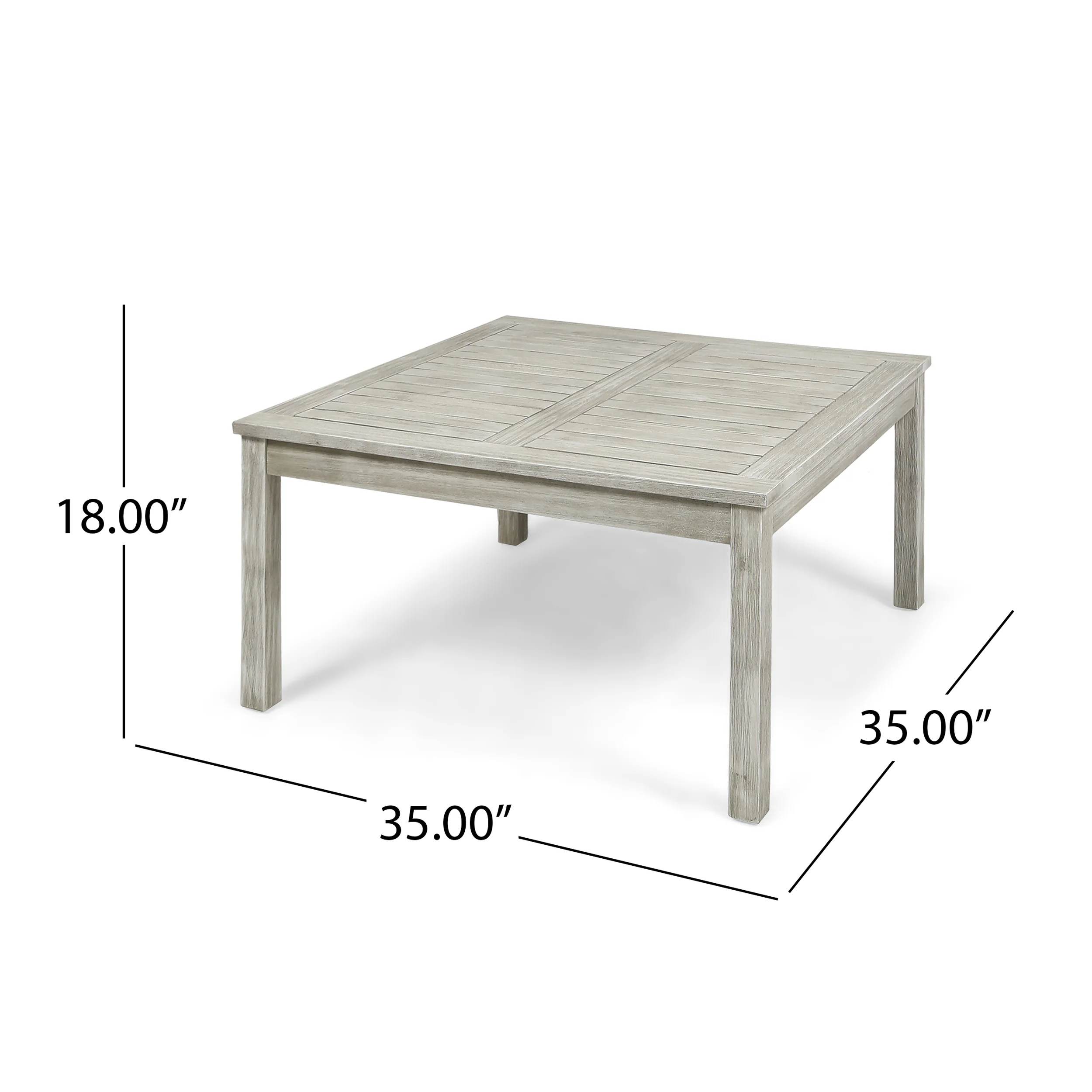 Abena Outdoor Acacia Wood Coffee Table - furnishings