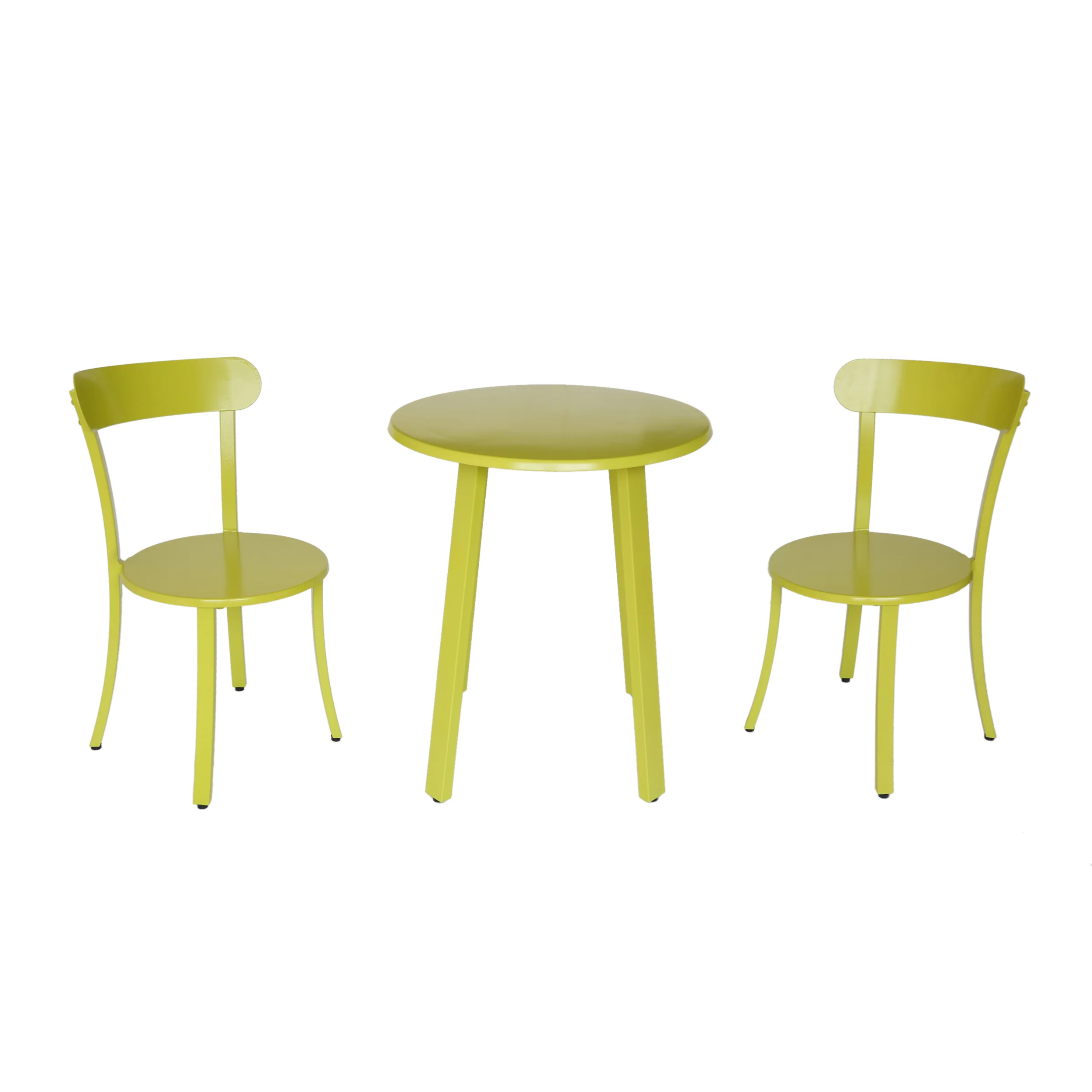 Larson Outdoor Bistro Set, Matte Lime Green - furnishings