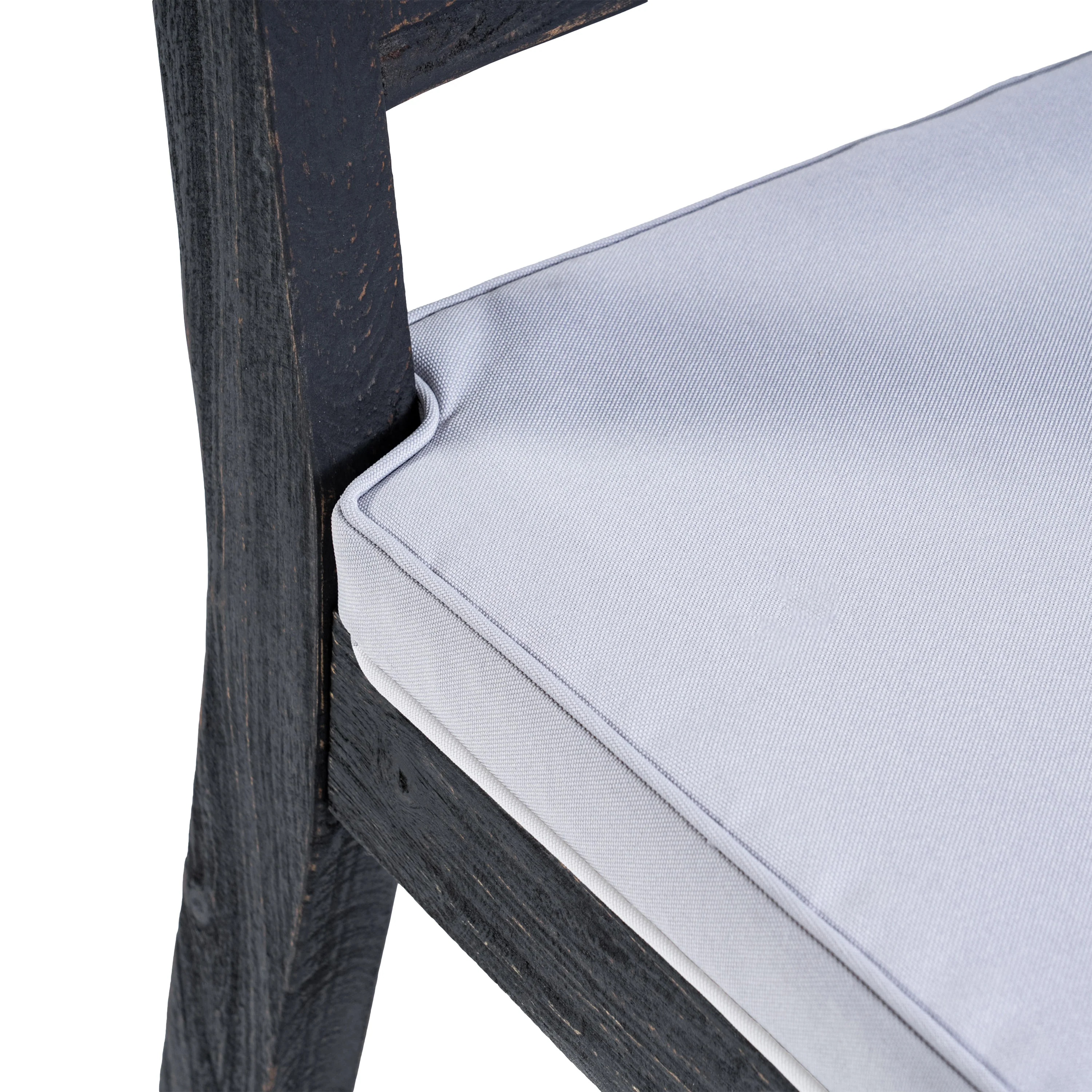 Zeila Outdoor Acacia Wood Dining Chair with Cushions, Set of 2 - furnishings