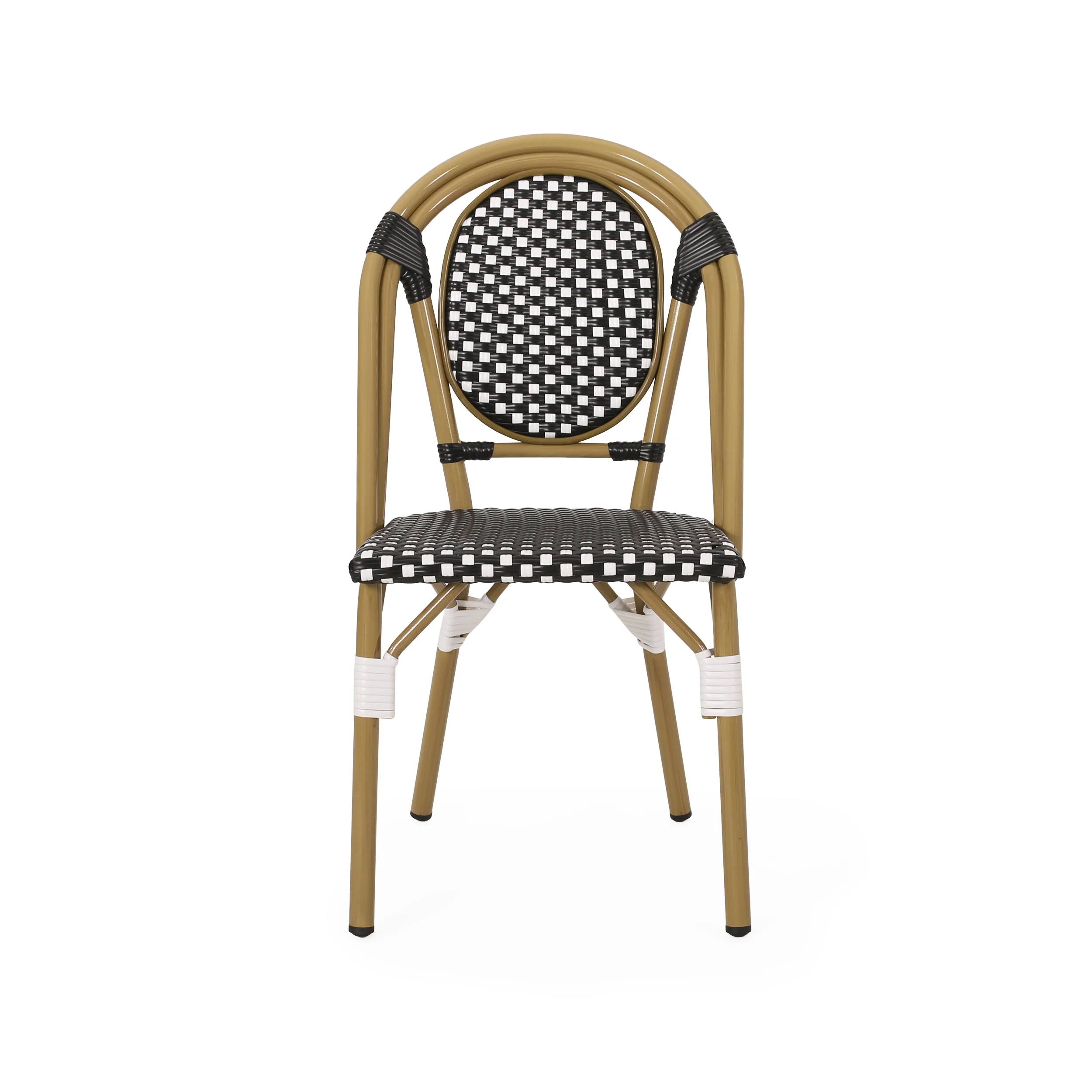 Kazaria Outdoor French Bistro Chairs (Set of 4) - furnishings