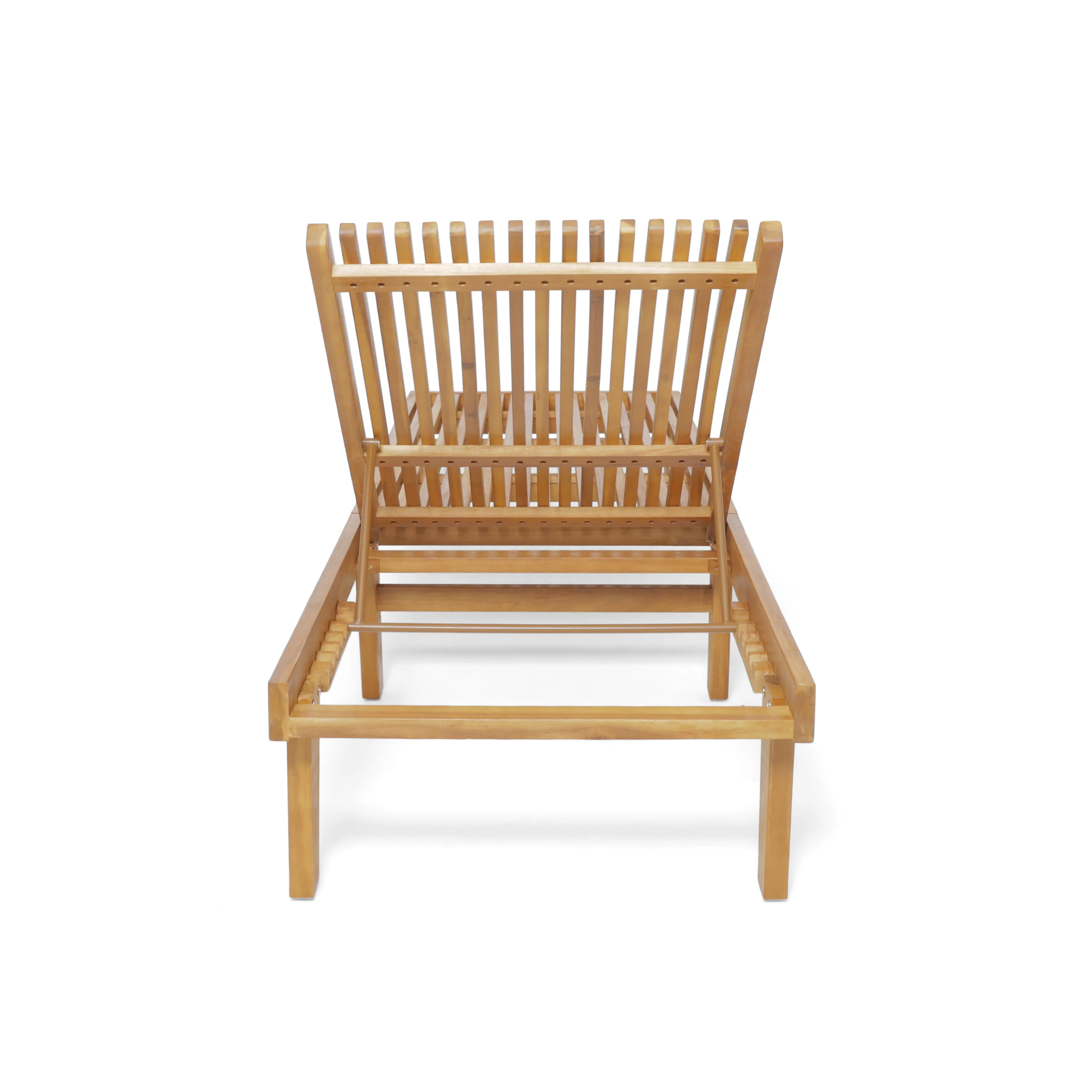 Addisyn Outdoor Wooden Chaise Lounge - furnishings