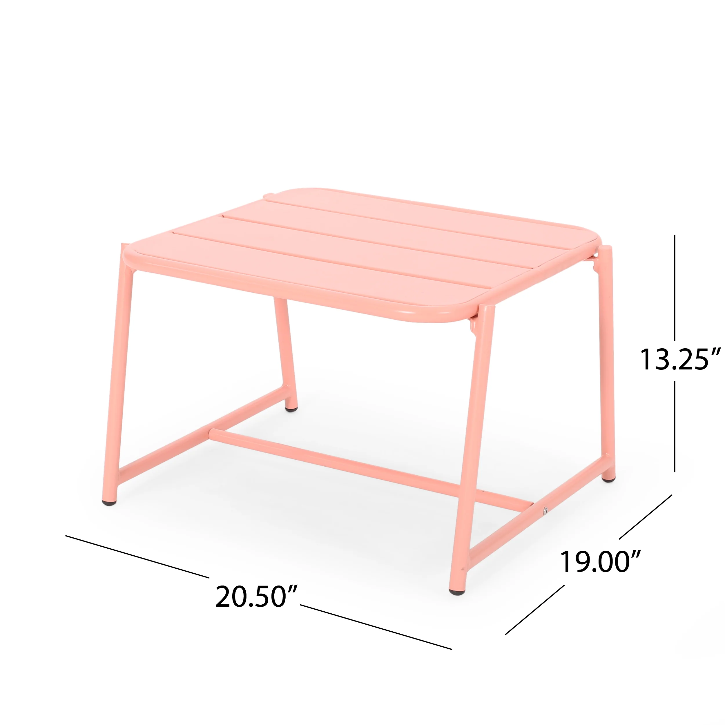 Crowningshield Outdoor Iron Side Table - furnishings