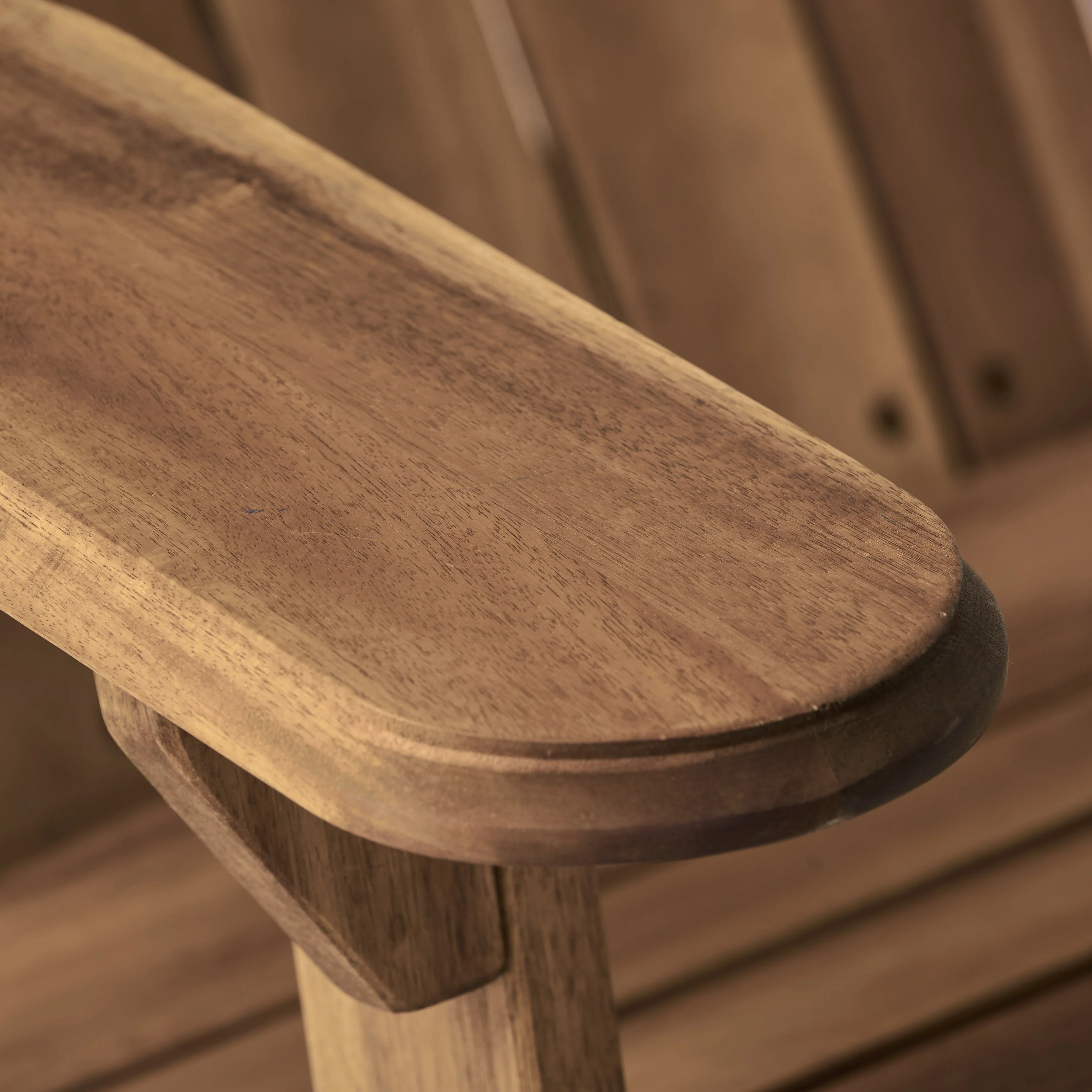 Milan Outdoor Acacia Wood Folding Adirondack Chair - furnishings
