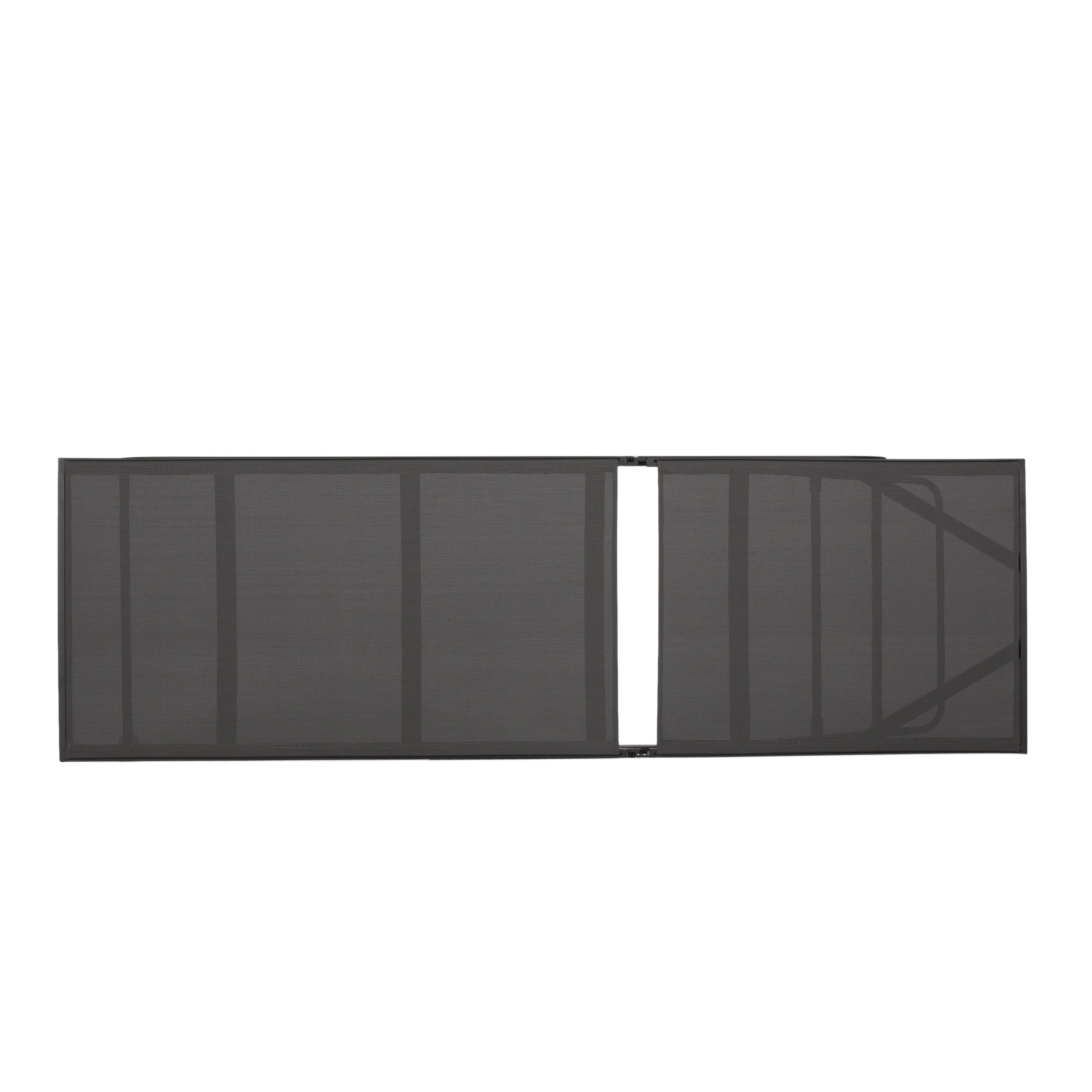 Stekar Outdoor Aluminum and Outdoor Mesh Chaise Lounge, Set of 2 - furnishings