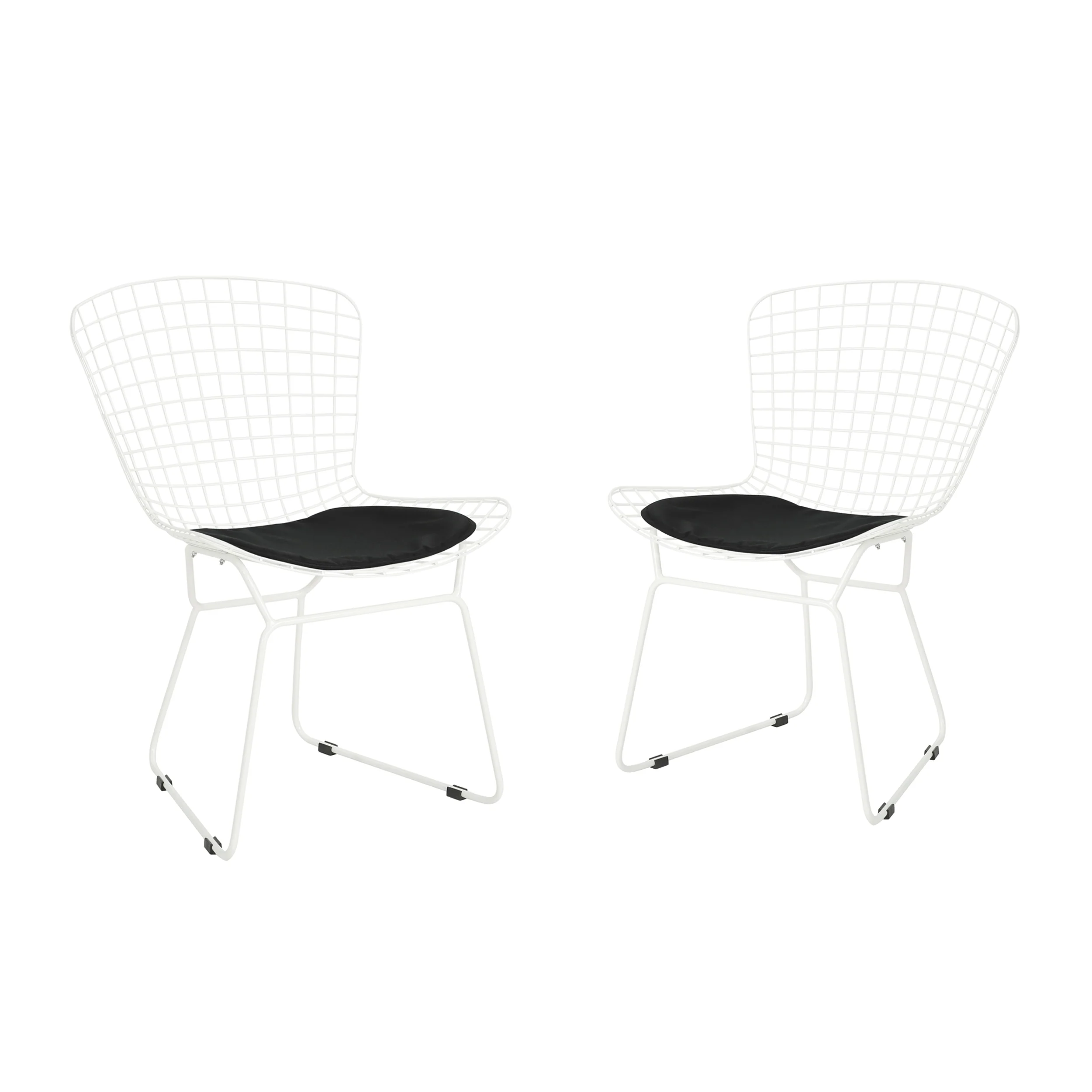 Fonda Outdoor Iron Chairs (Set of 2) - furnishings