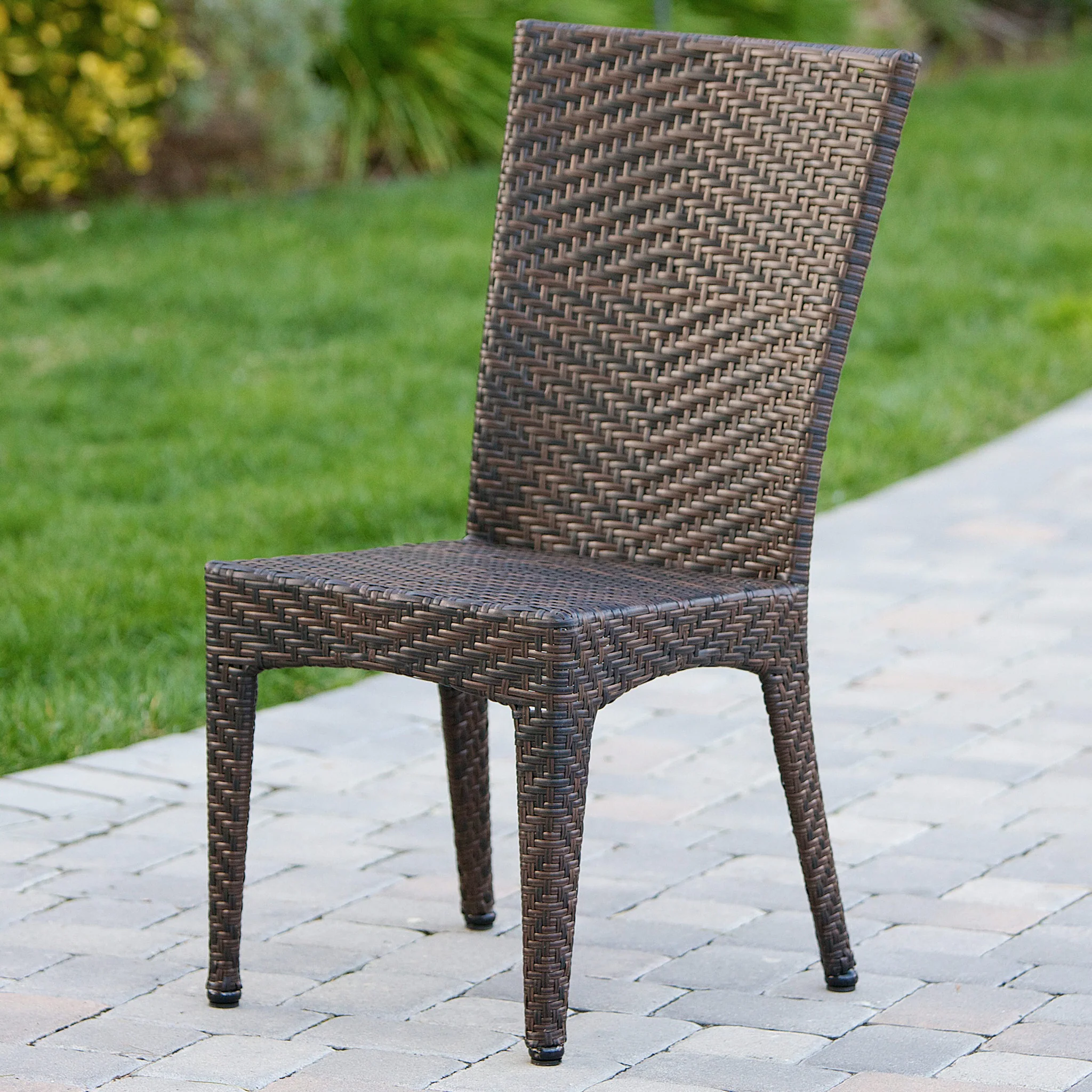 Solana Outdoor Wicker Chairs (Set of 2) - furnishings