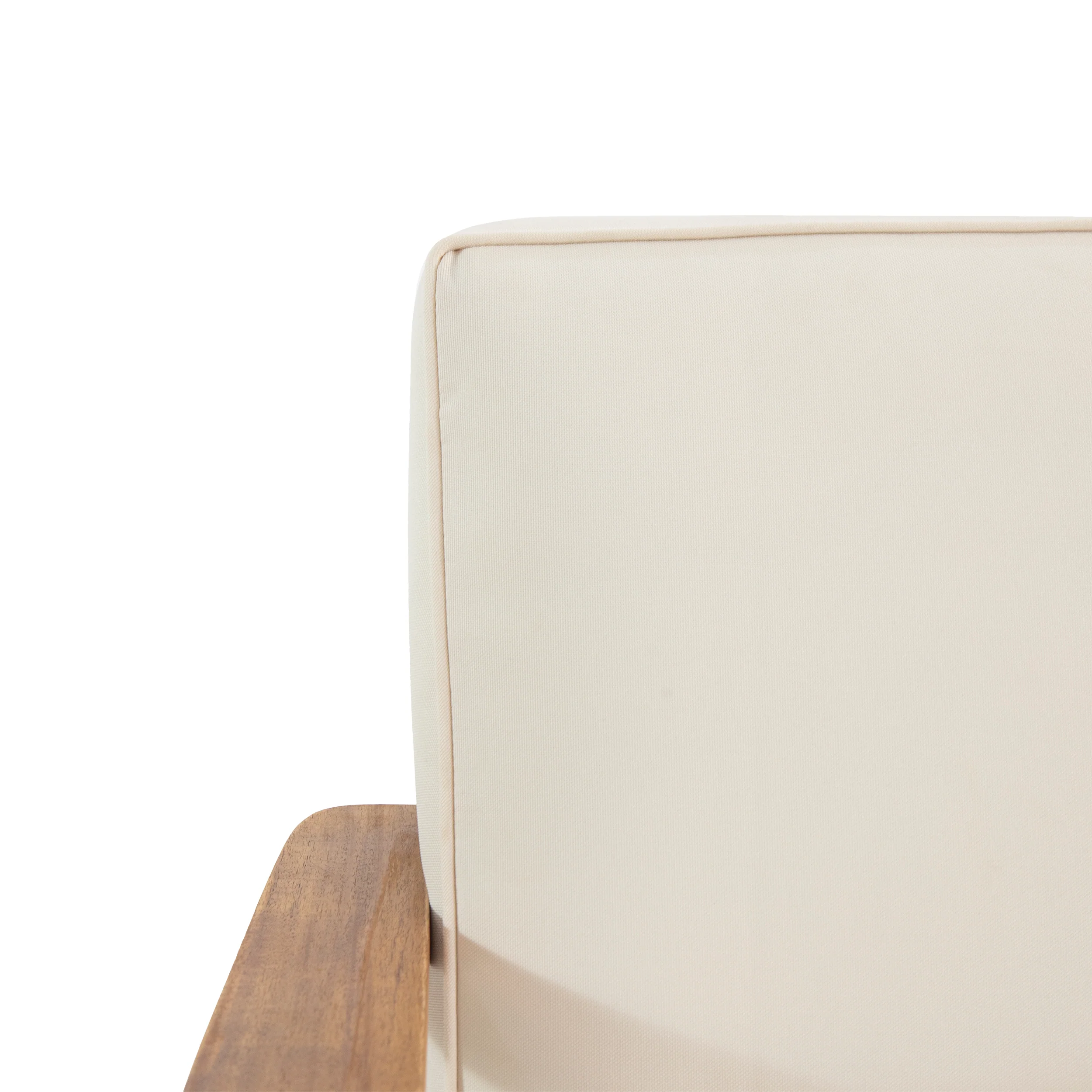 Emmry Outdoor Acacia Wood Club Chair - furnishings