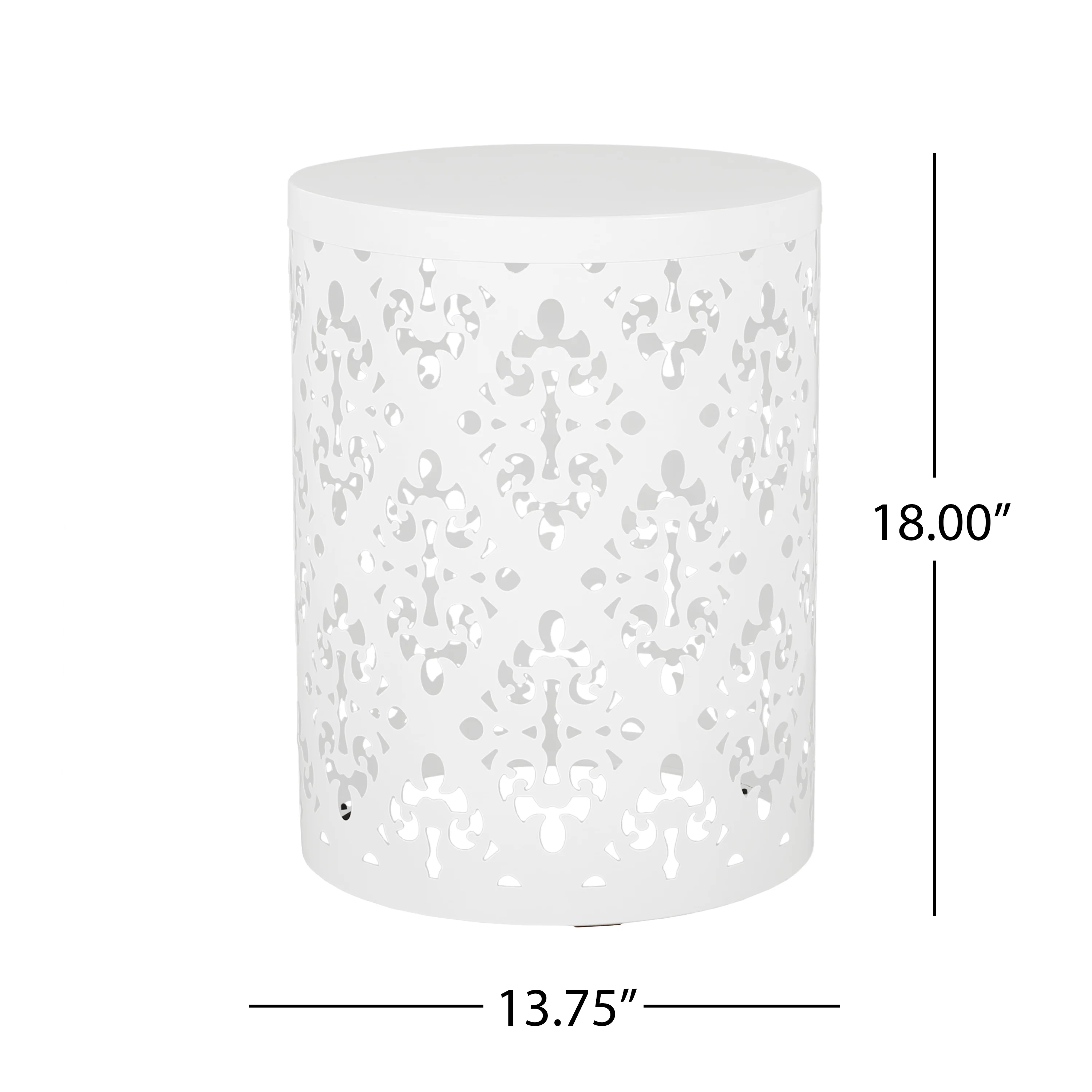 Verdugo Outdoor Metal Side Table - furnishings