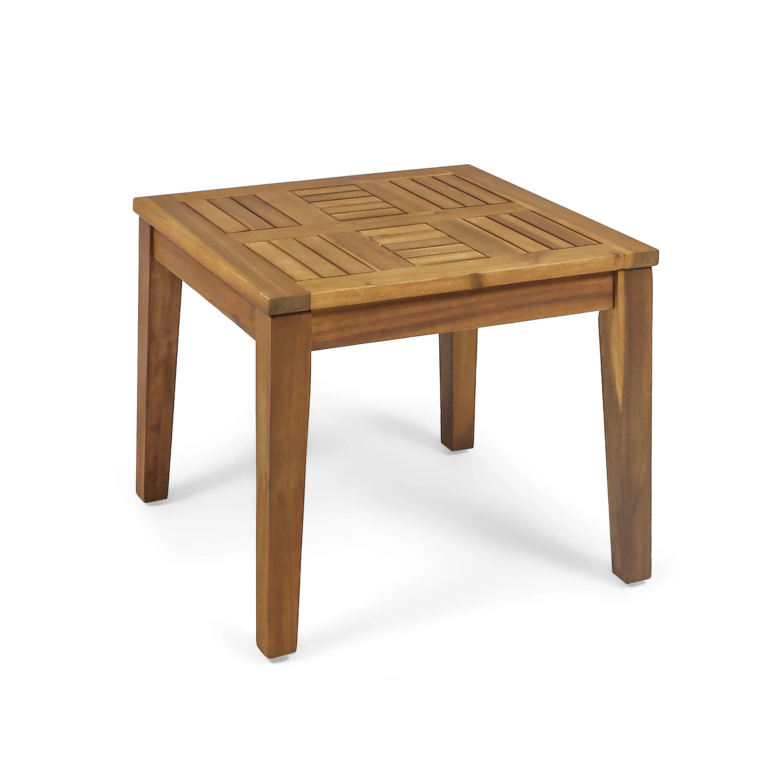 Savannah Outdoor Acacia Wood Side Table - furnishings