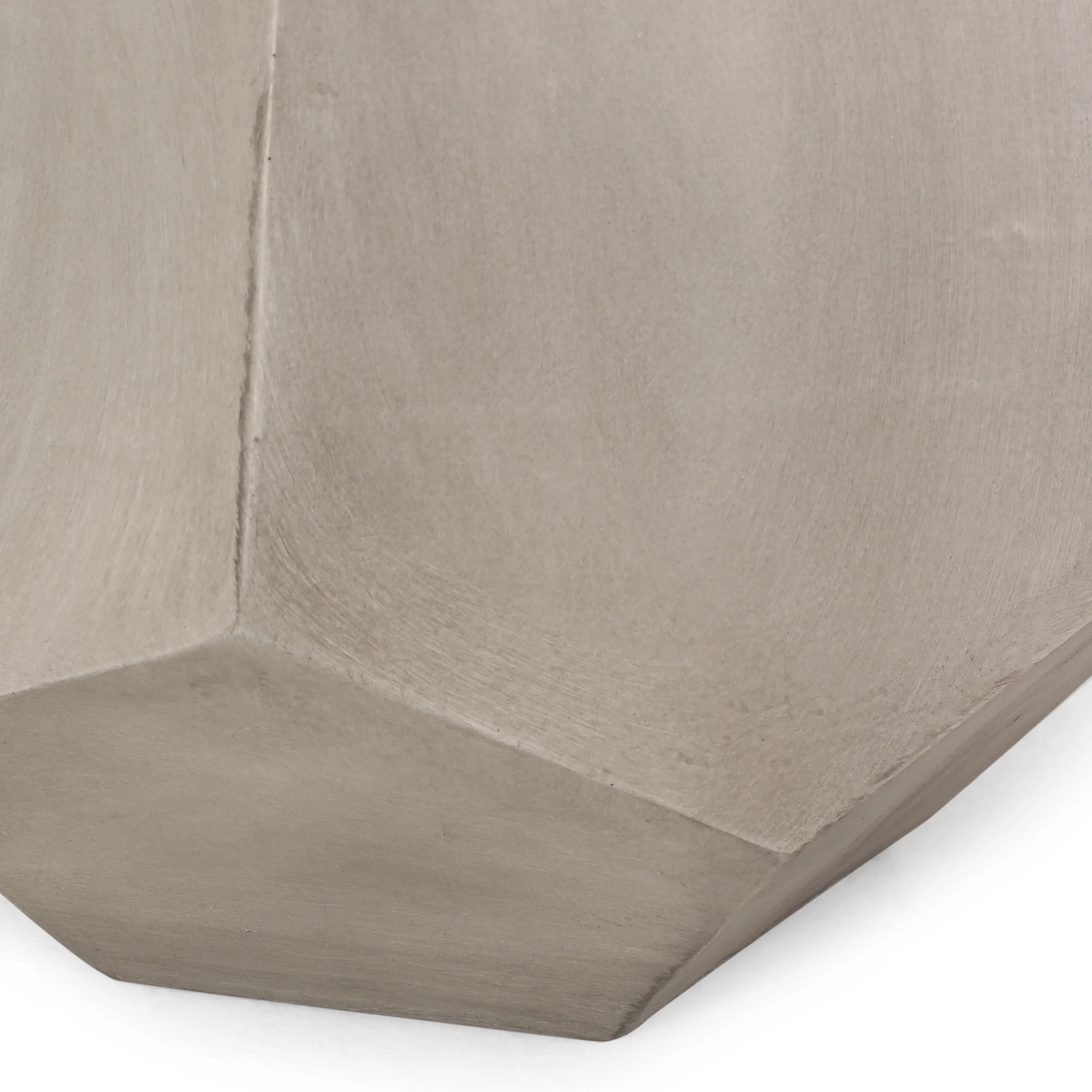 Yishai Outdoor Lightweight Concrete Side Table - furnishings