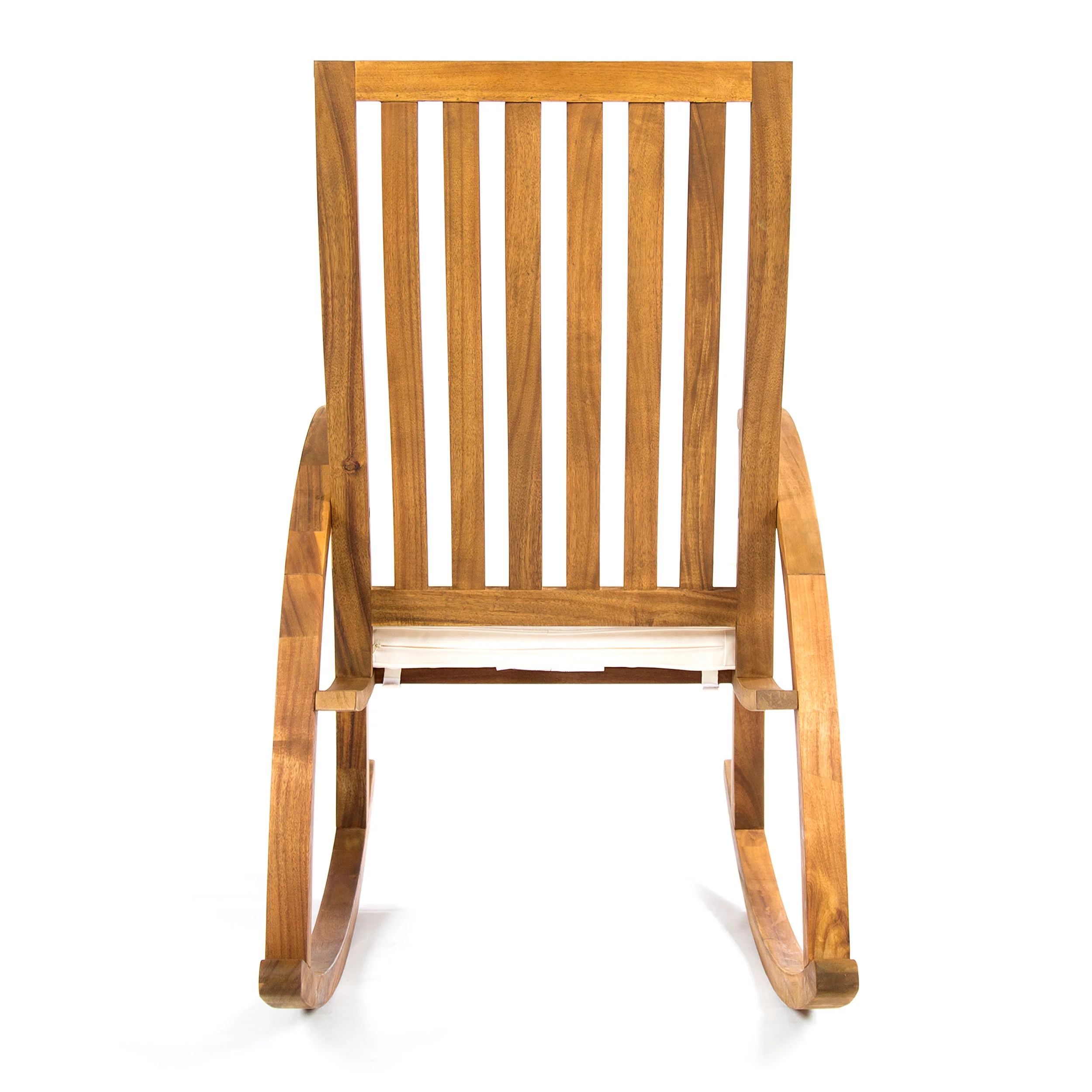 Cattan Outdoor Acacia Wood Rocking Chair with Water Resistant Cushions - Set of 2 - furnishings