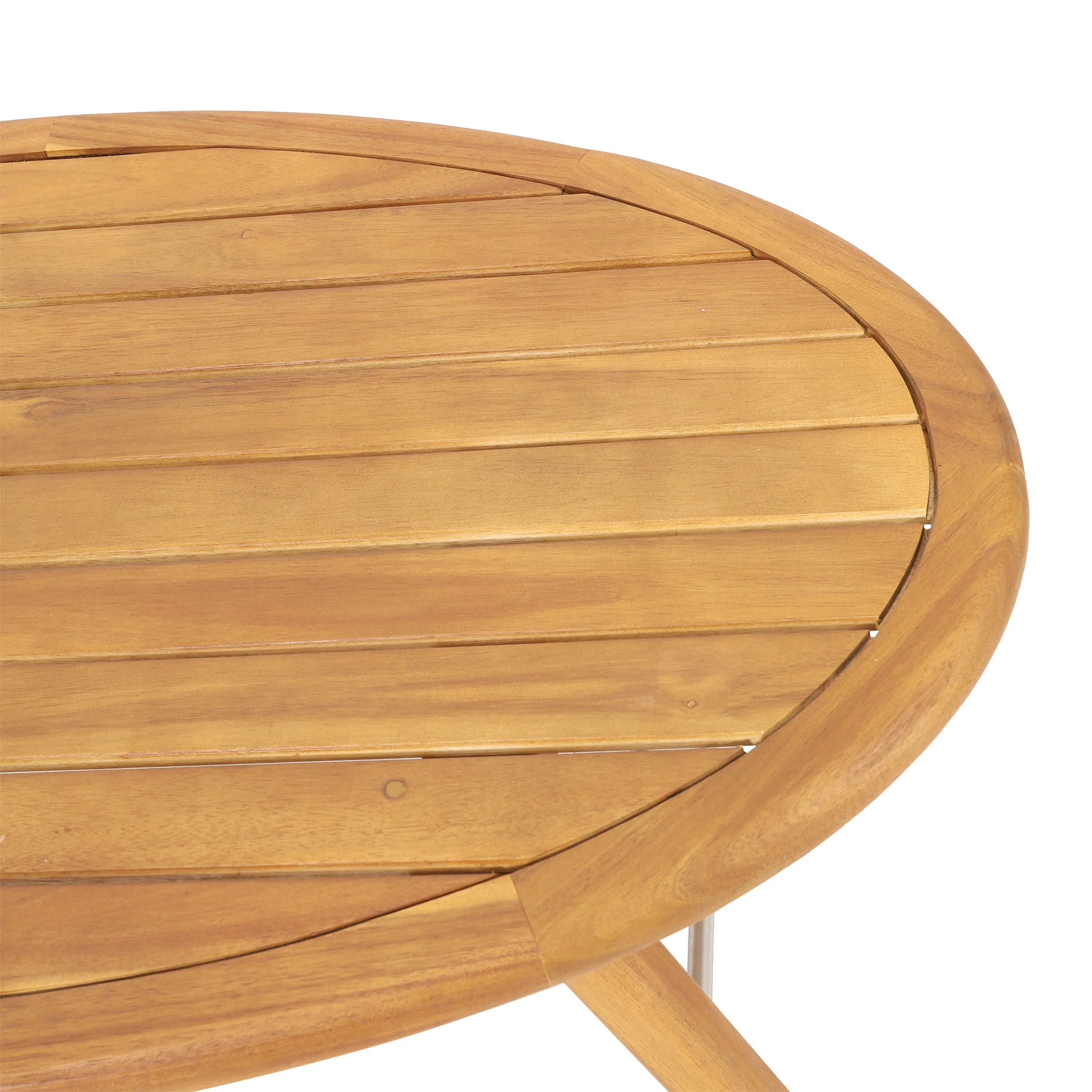 Lindsey Outdoor Acacia Wood 4 Seater Chat Set with Cushions, Beige and Teak - furnishings