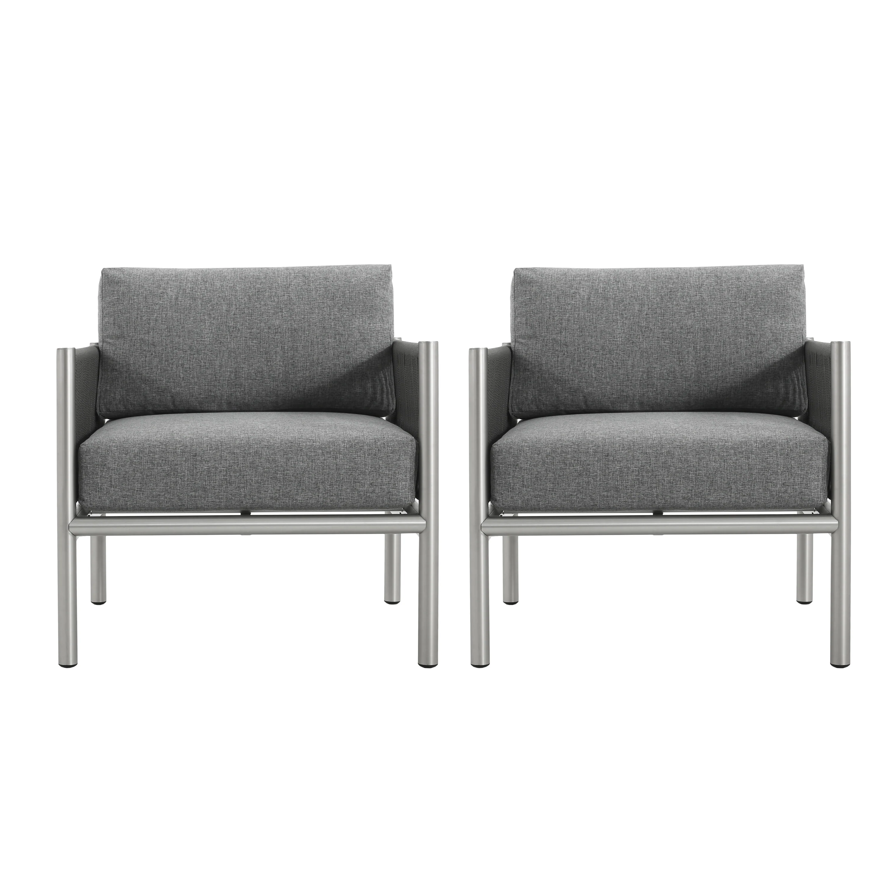 Gables Outdoor Patio Club Chairs with Cushions - furnishings