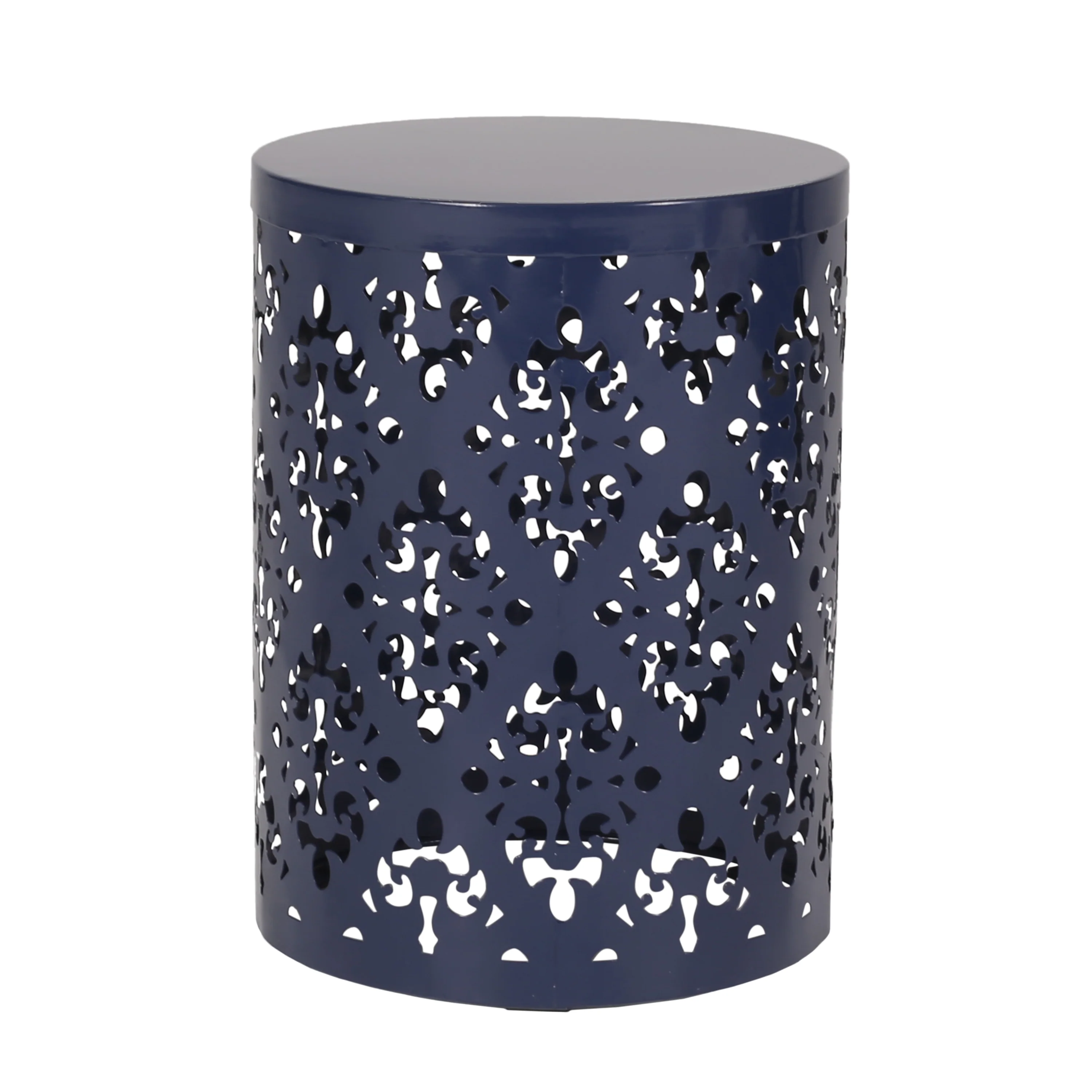 Verdugo Outdoor Metal Side Tables, Set of 2 - furnishings