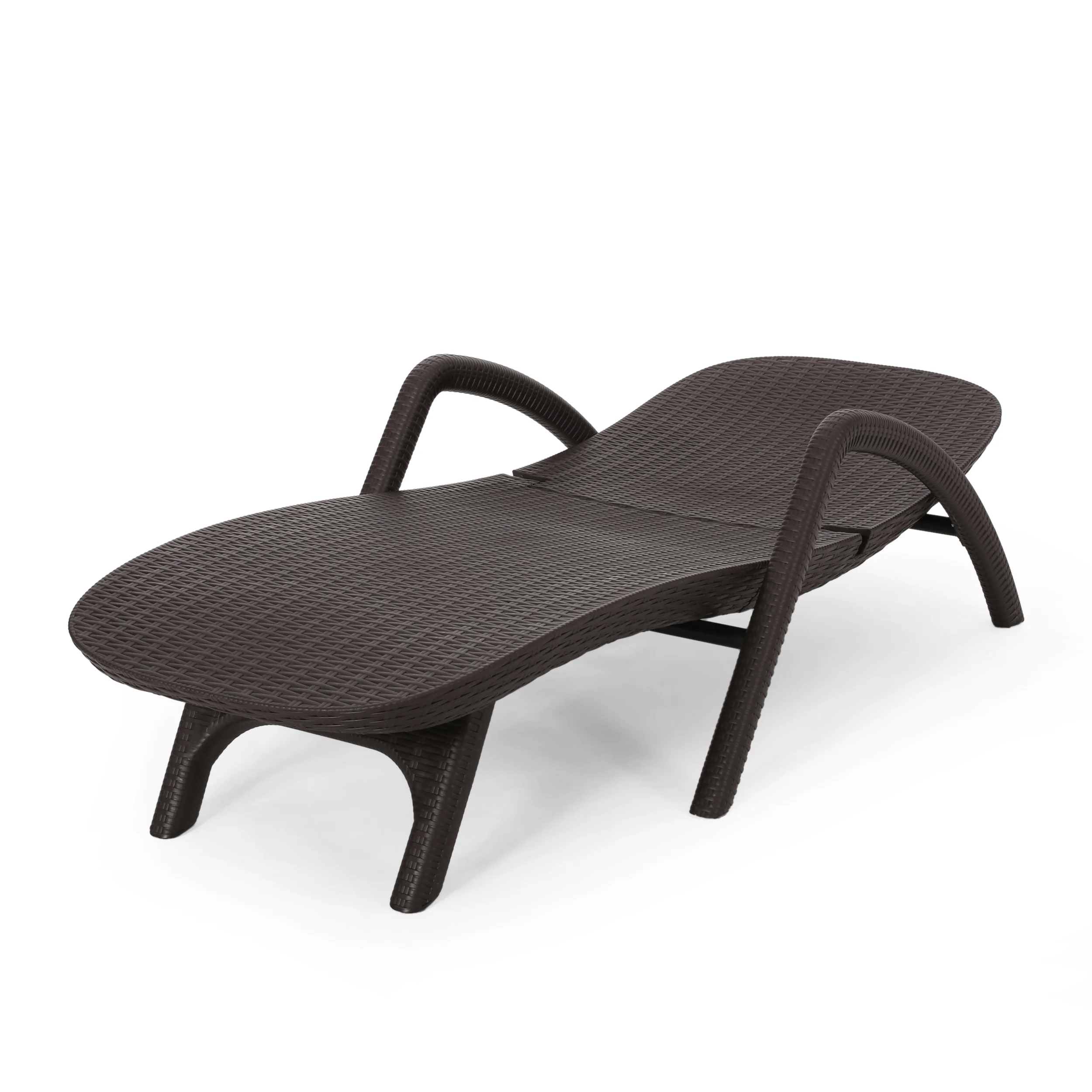 Farirra Outdoor Faux Wicker Chaise Lounges (Set of 2) - furnishings
