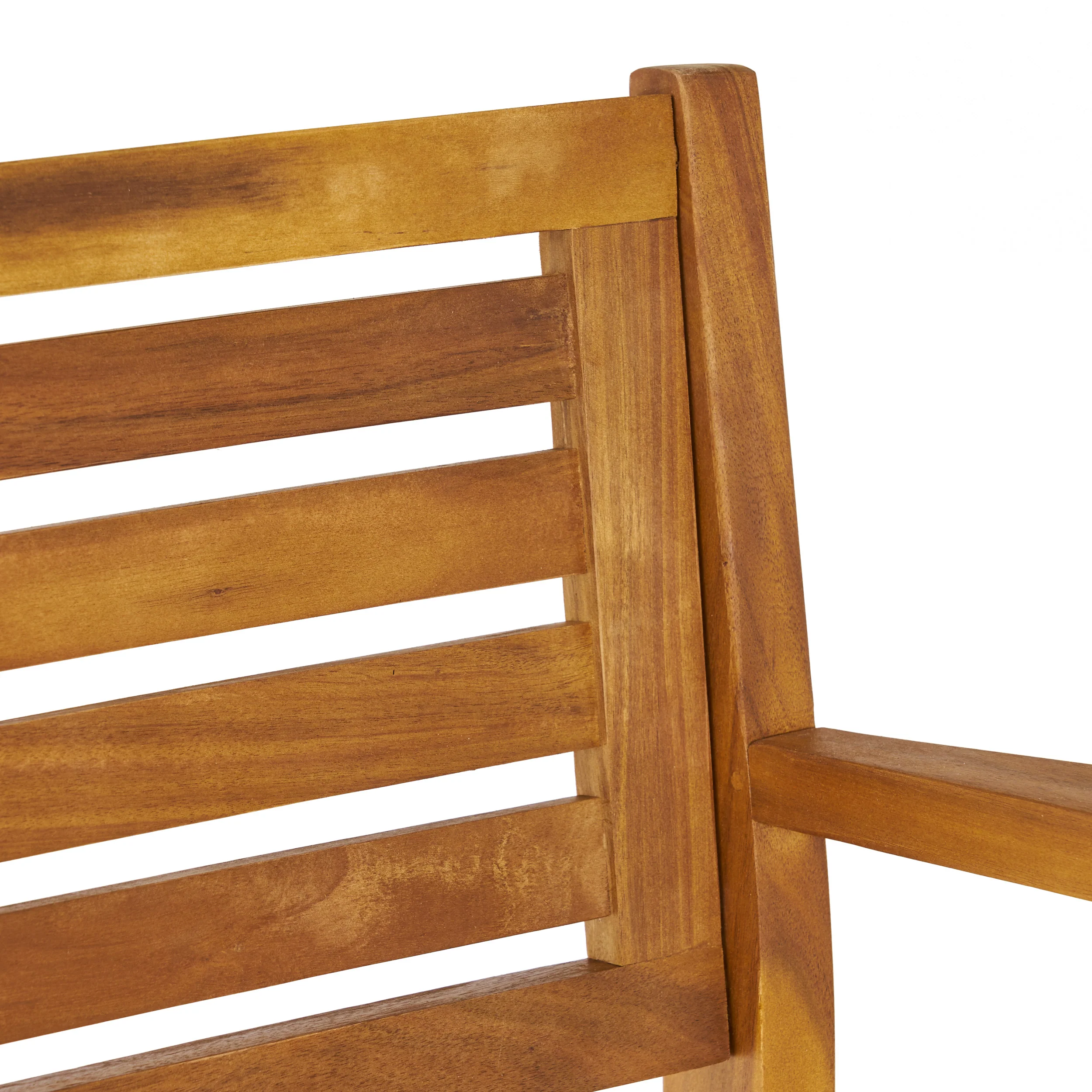 Anguilla 30-Inch Teak Finish Acacia Wood Outdoor Barstools - furnishings