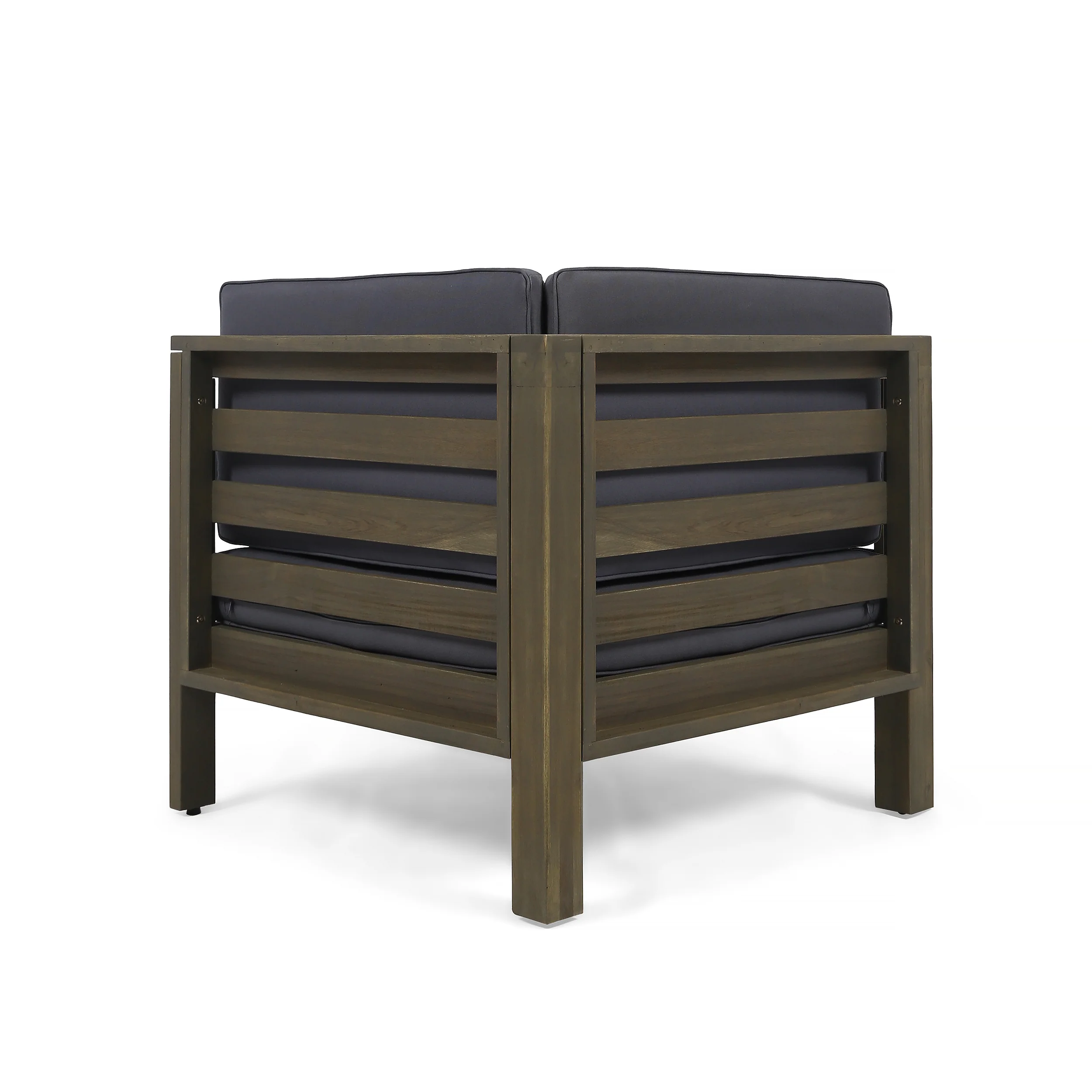 Krystin Outdoor U-Shaped Sectional Sofa Set with Fire Pit - furnishings