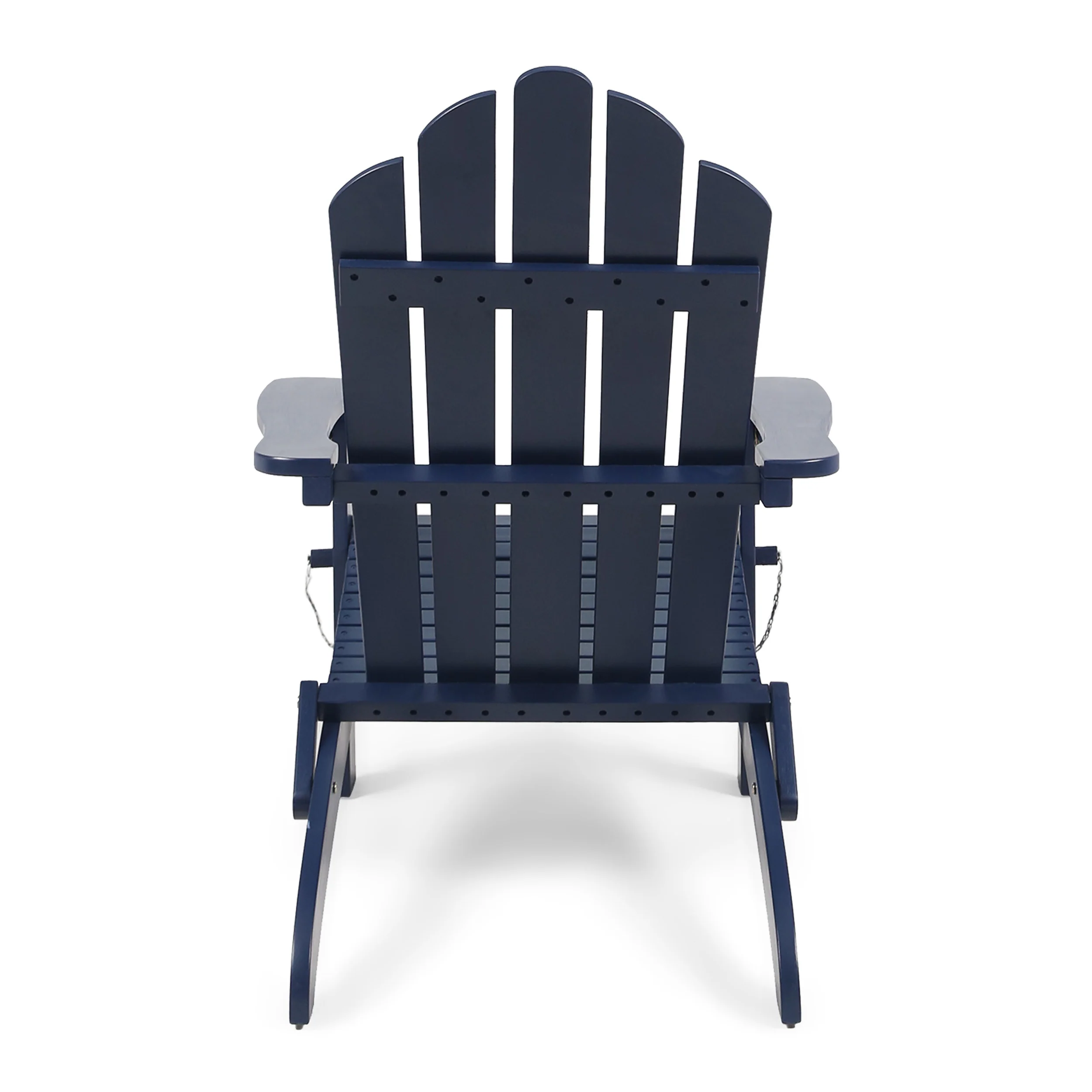 Cara Outdoor Acacia Wood Folding Adirondack Chair - furnishings