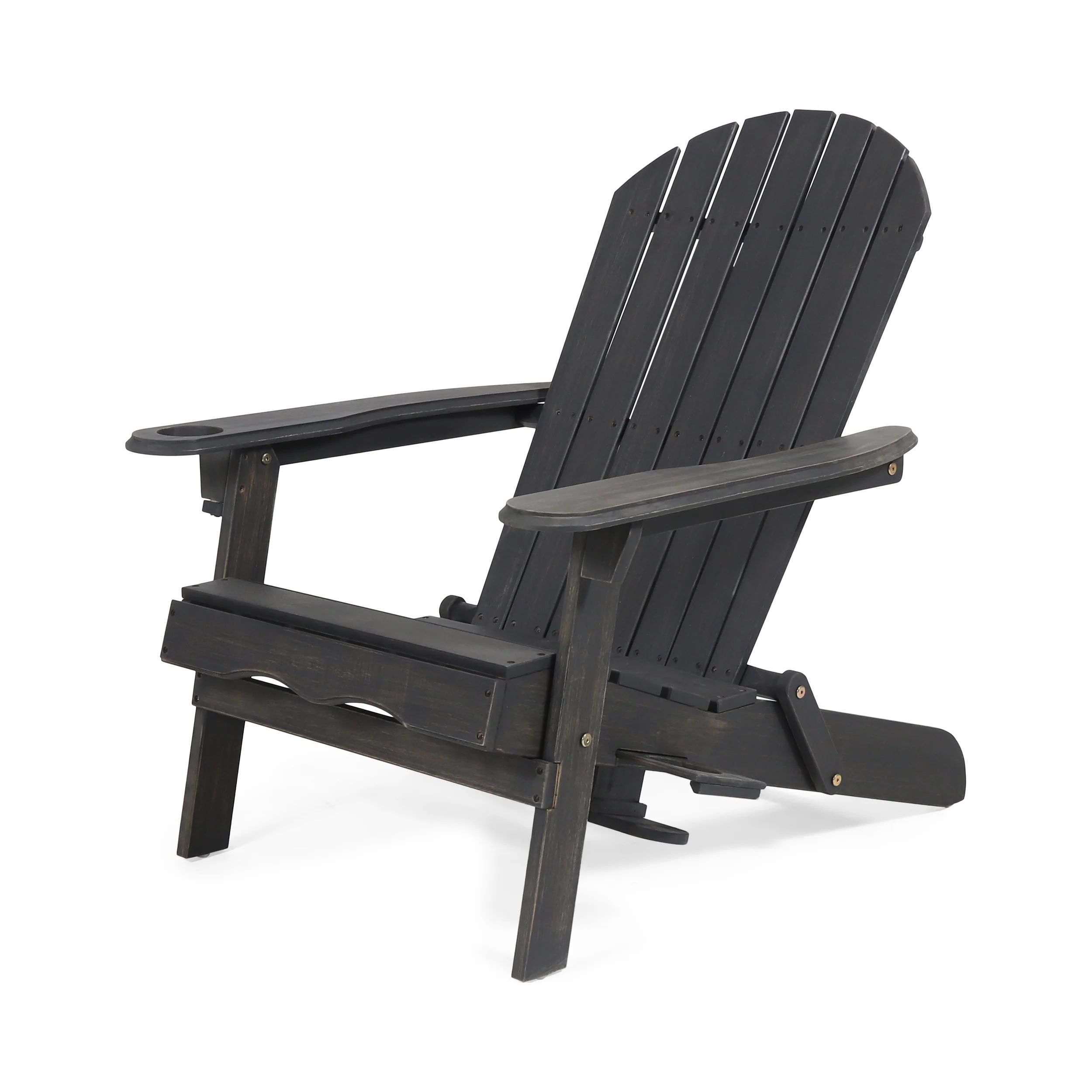 Kandyce Outdoor Acacia Wood 2 Seater Folding Chat Set - furnishings