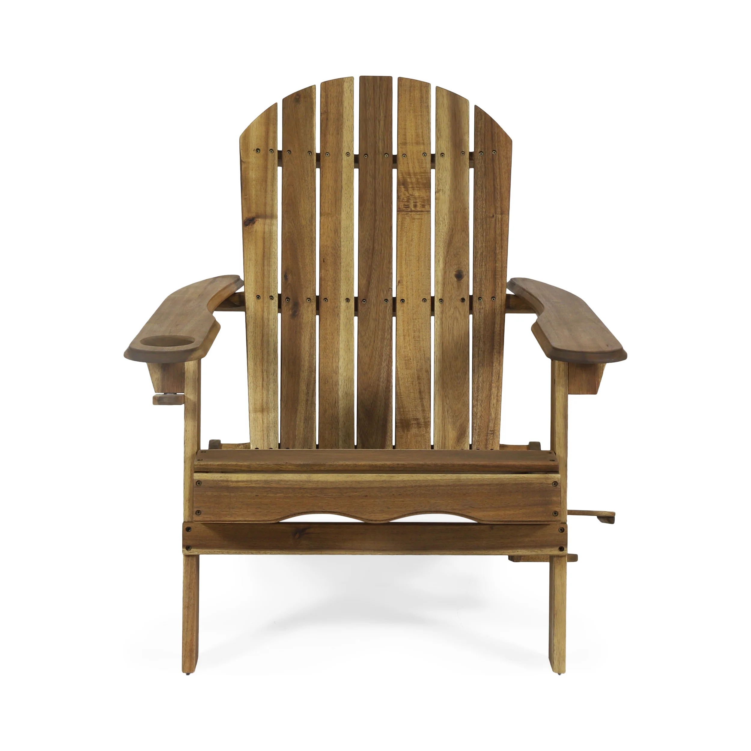 Kandyce Outdoor Acacia Wood Folding Adirondack Chairs (Set of 2) - furnishings