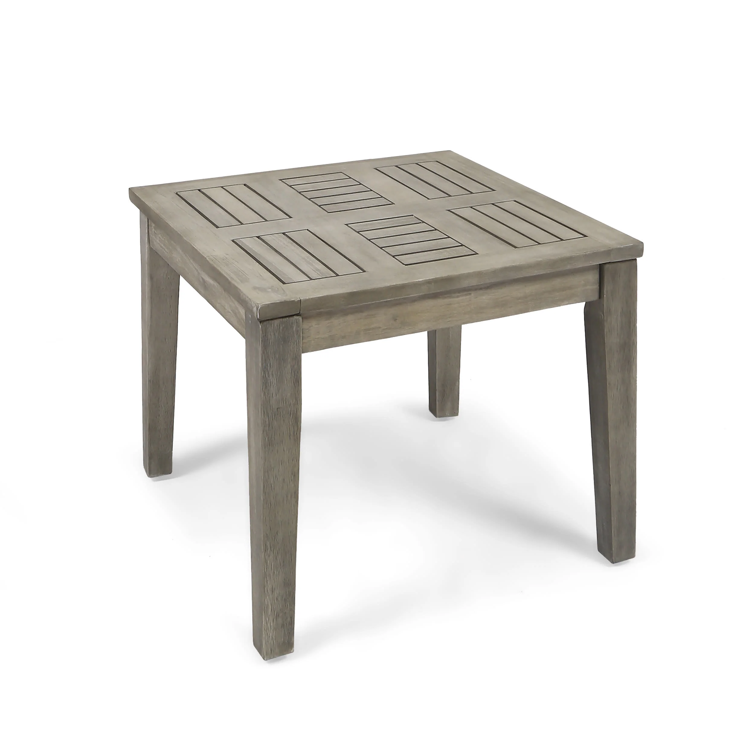 Savannah Outdoor Acacia Wood Side Table - furnishings
