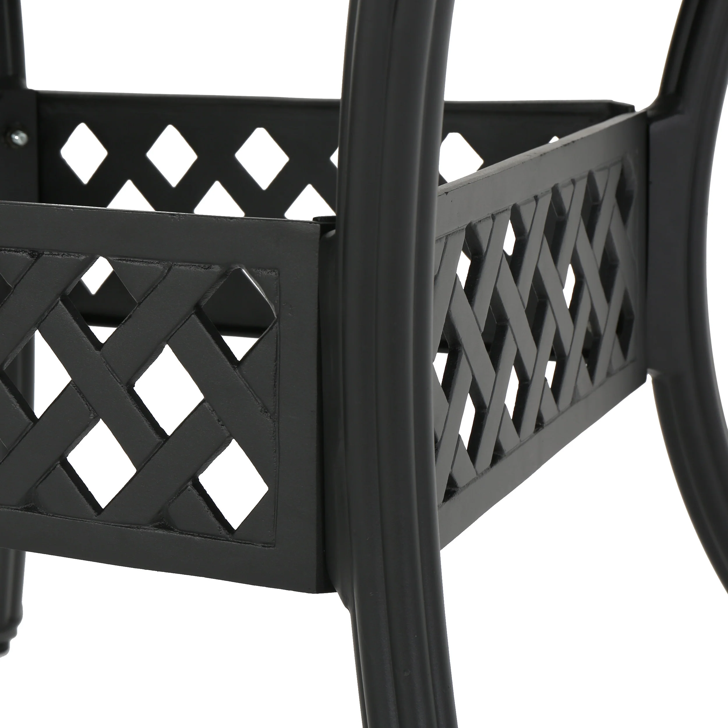 Stannis Outdoor Expandable Aluminum Dining Table - furnishings