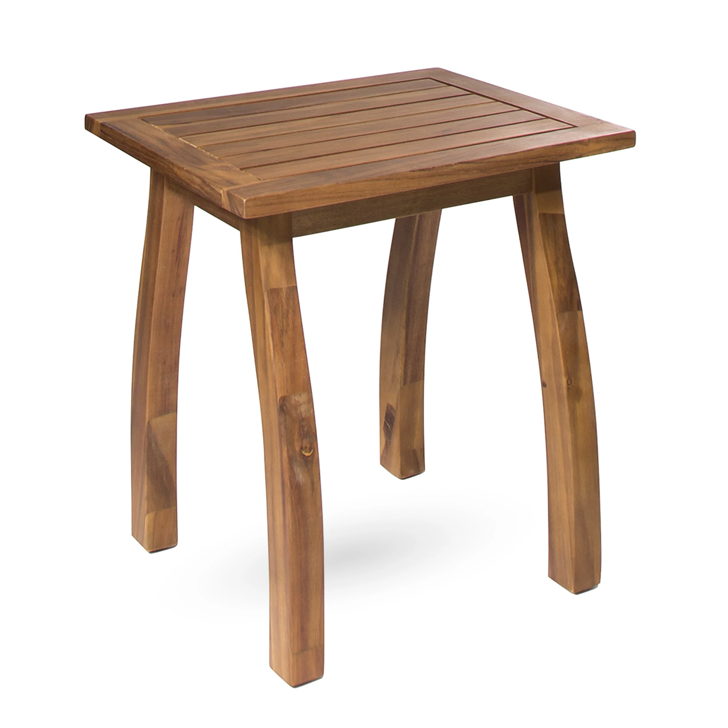 Pearl Outdoor 2 Seater Acacia Wood Chat Set with Cushions - furnishings