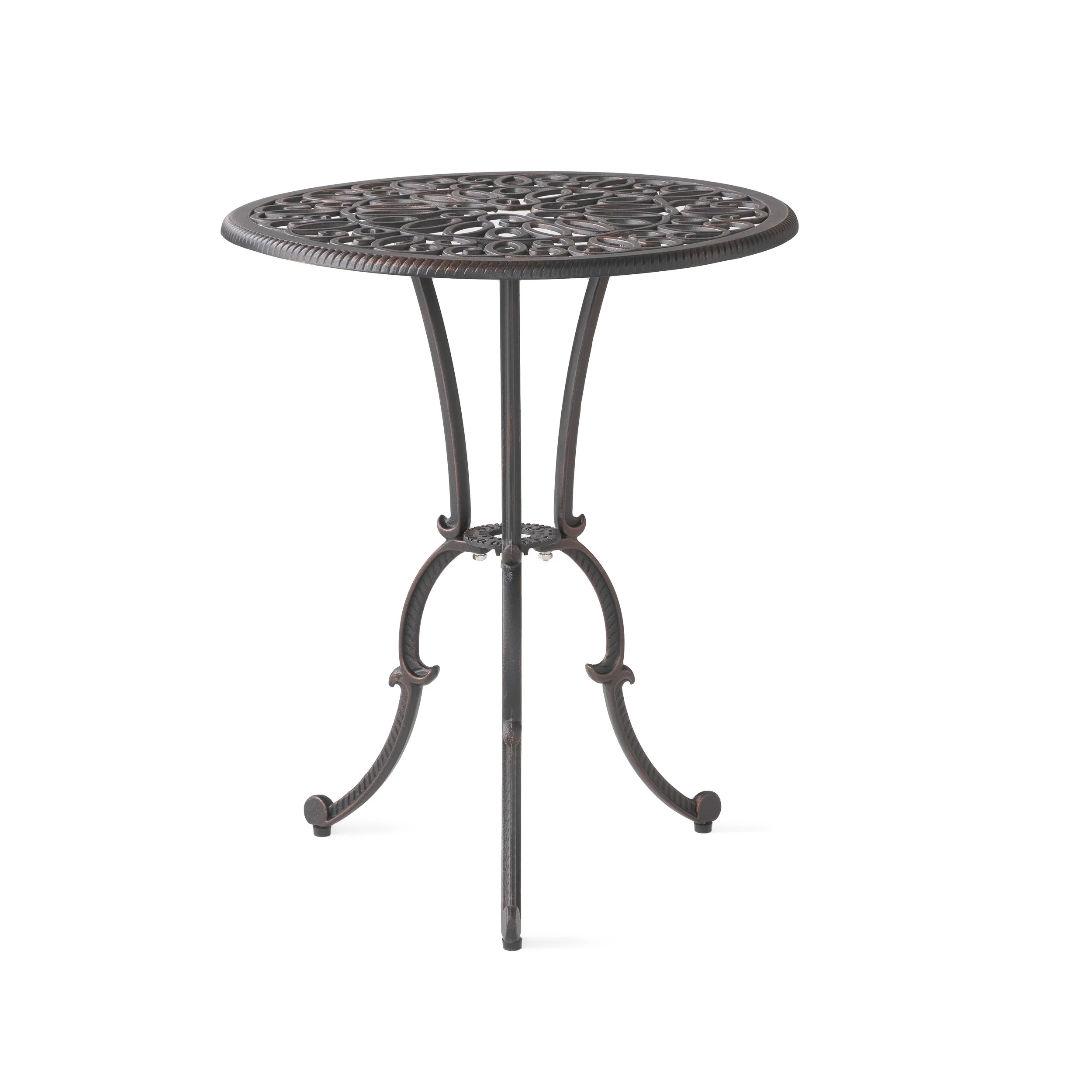 Andover Outdoor 3-Piece Aluminum Bistro Set - furnishings