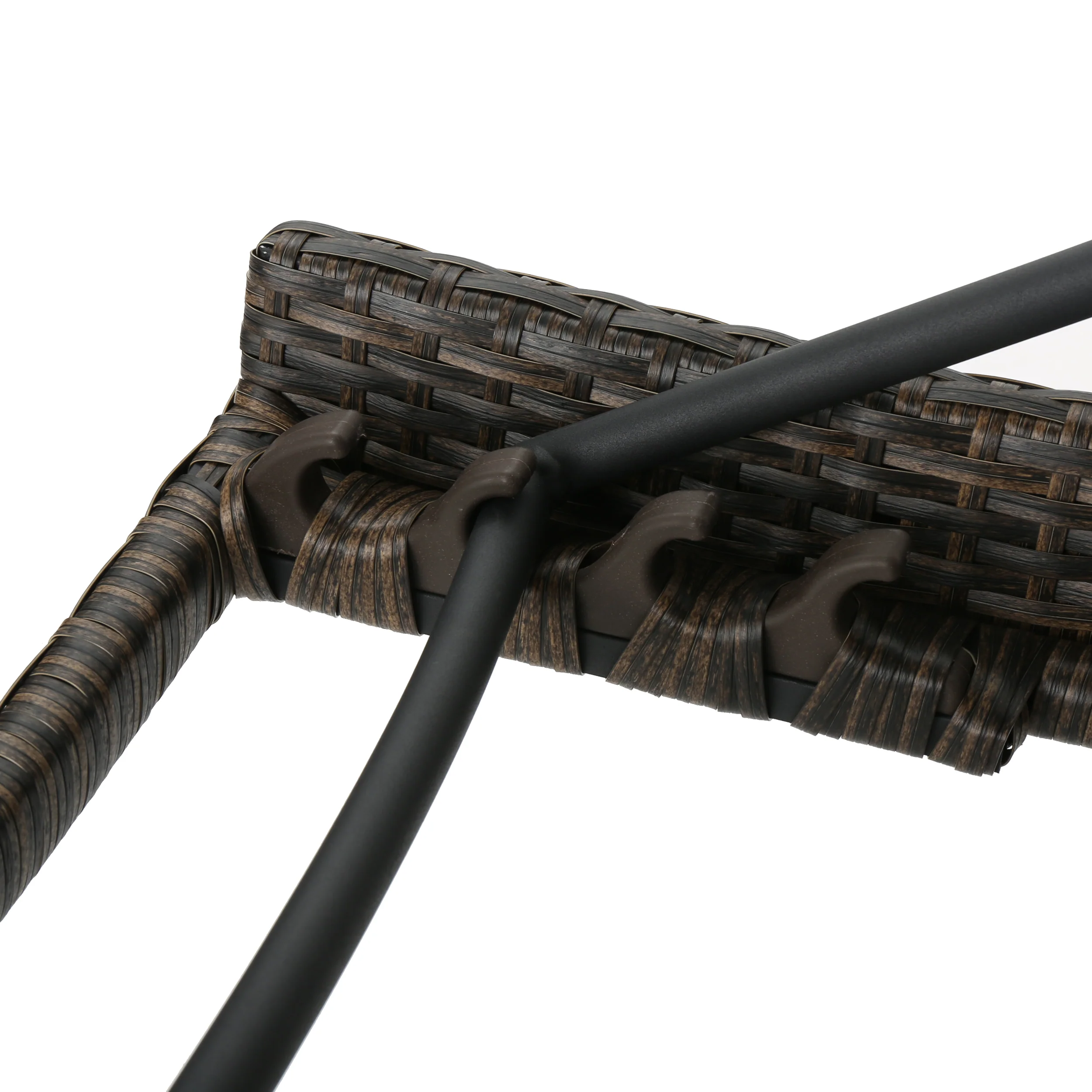 Thira Outdoor Modern Adjustable Wicker Chaise Lounge Chair - furnishings