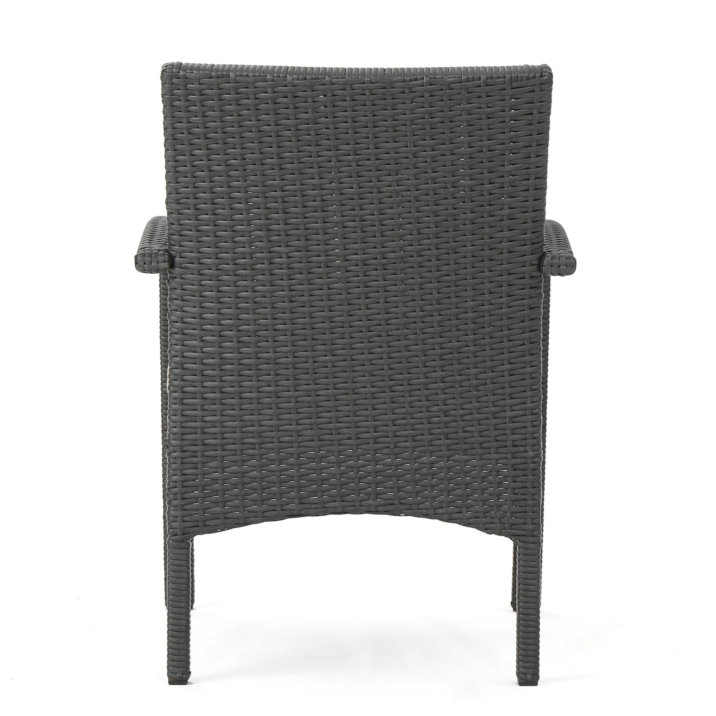 Meroy Patio Fire Pit Set, 4-Seater with Club Chairs, Wicker with Outdoor Cushions - furnishings