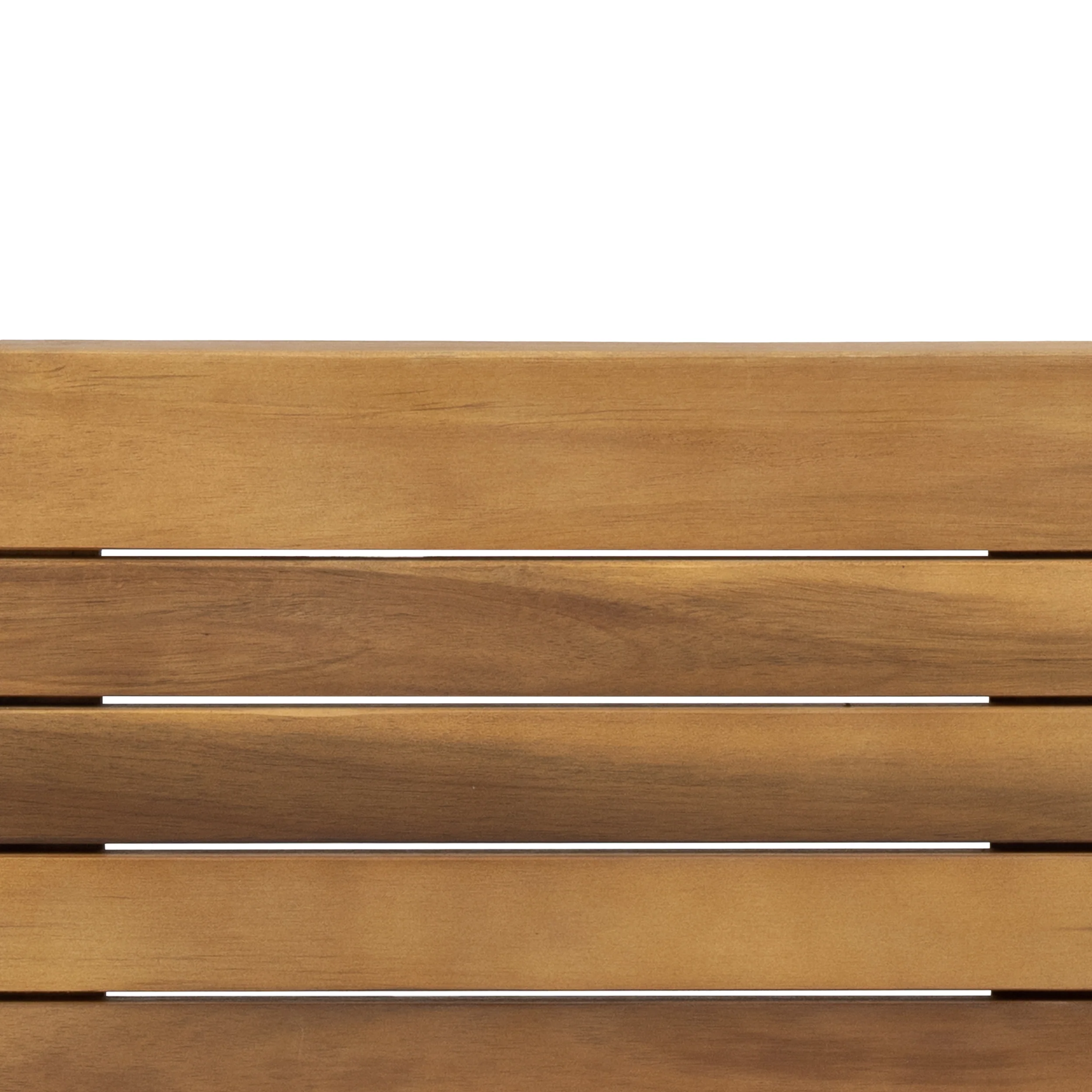 Johnlucas Outdoor Acacia Wood Loveseat and Coffee Table Set - furnishings